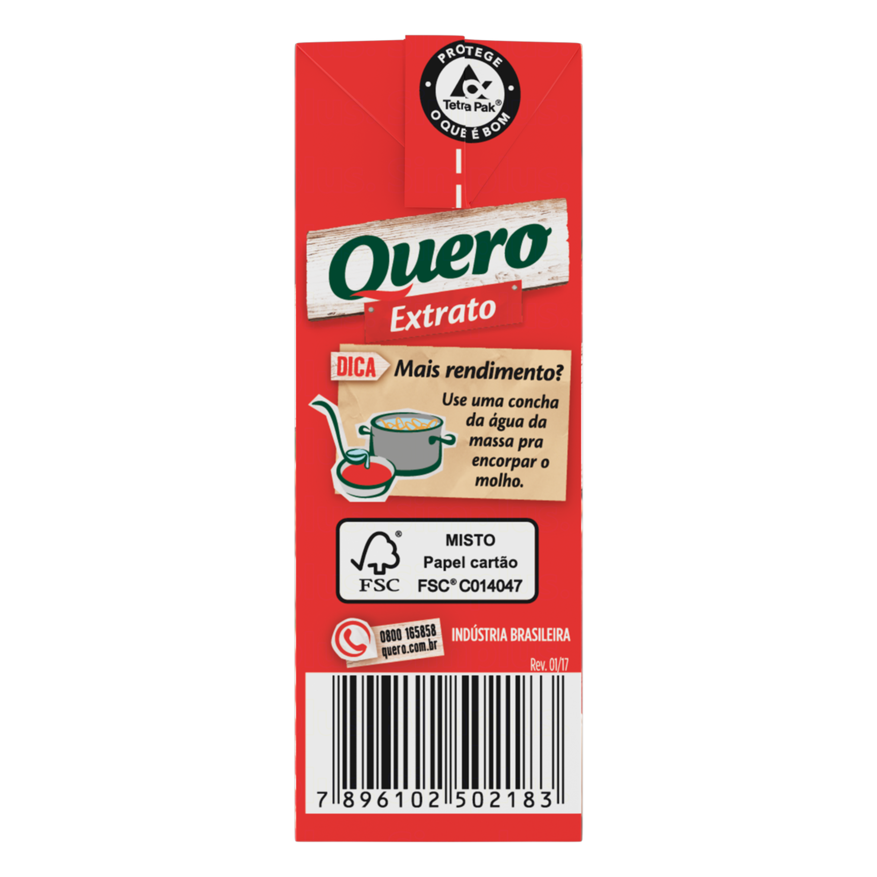 Extrato de Tomate Quero Caixa 130g