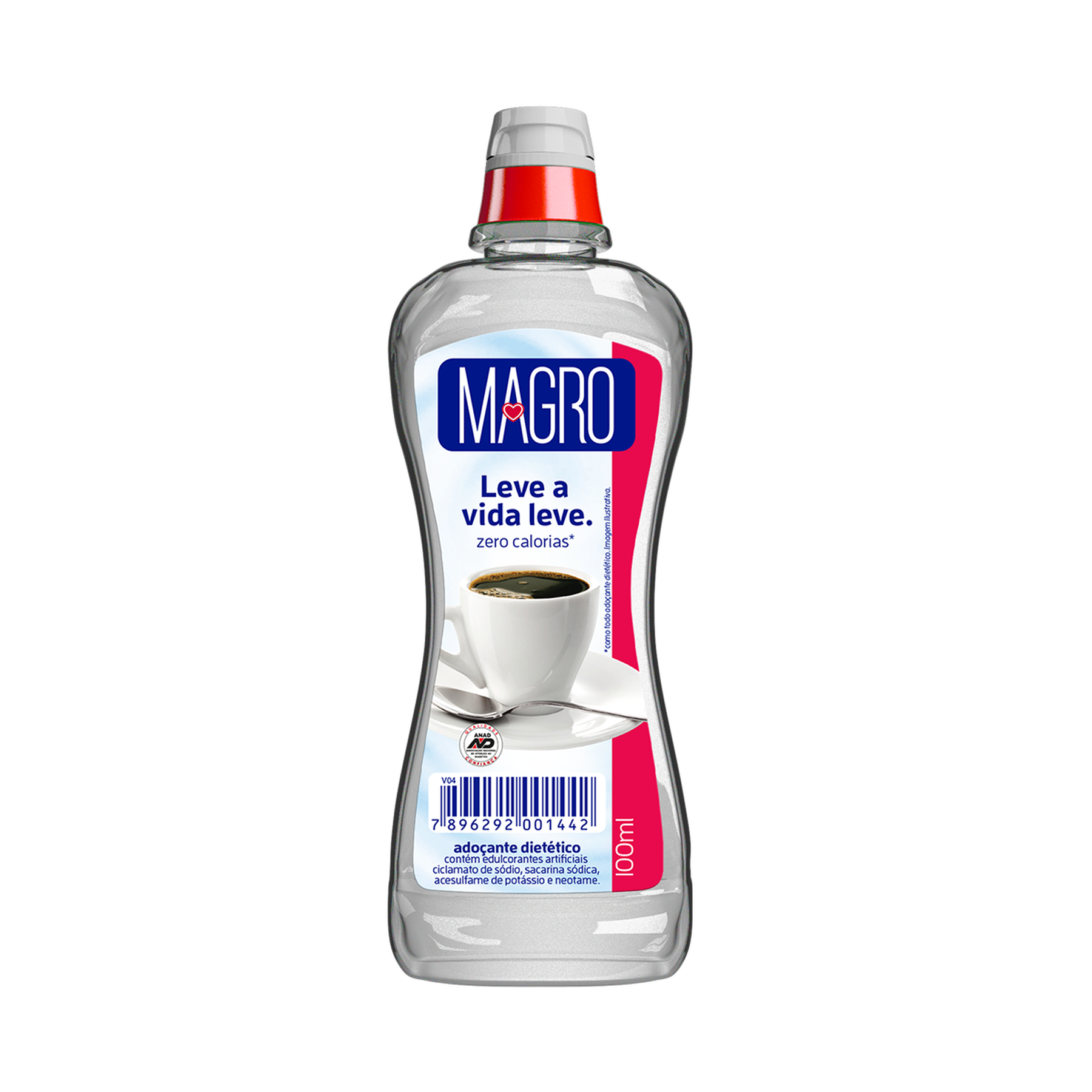 Adoçante Líquido Magro Frasco 100ml