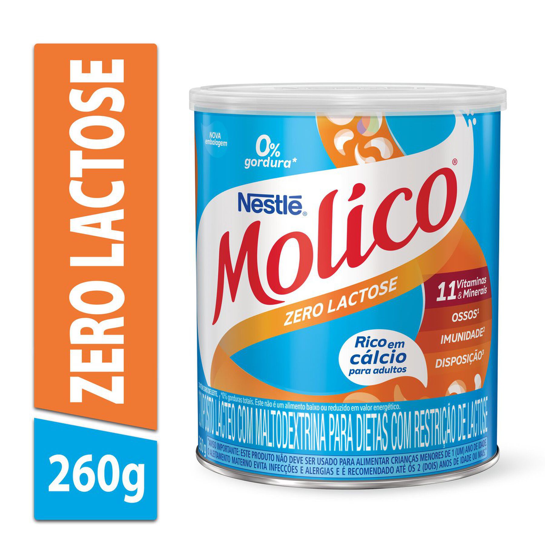 MOLICO Zero Lactose Lata 260g