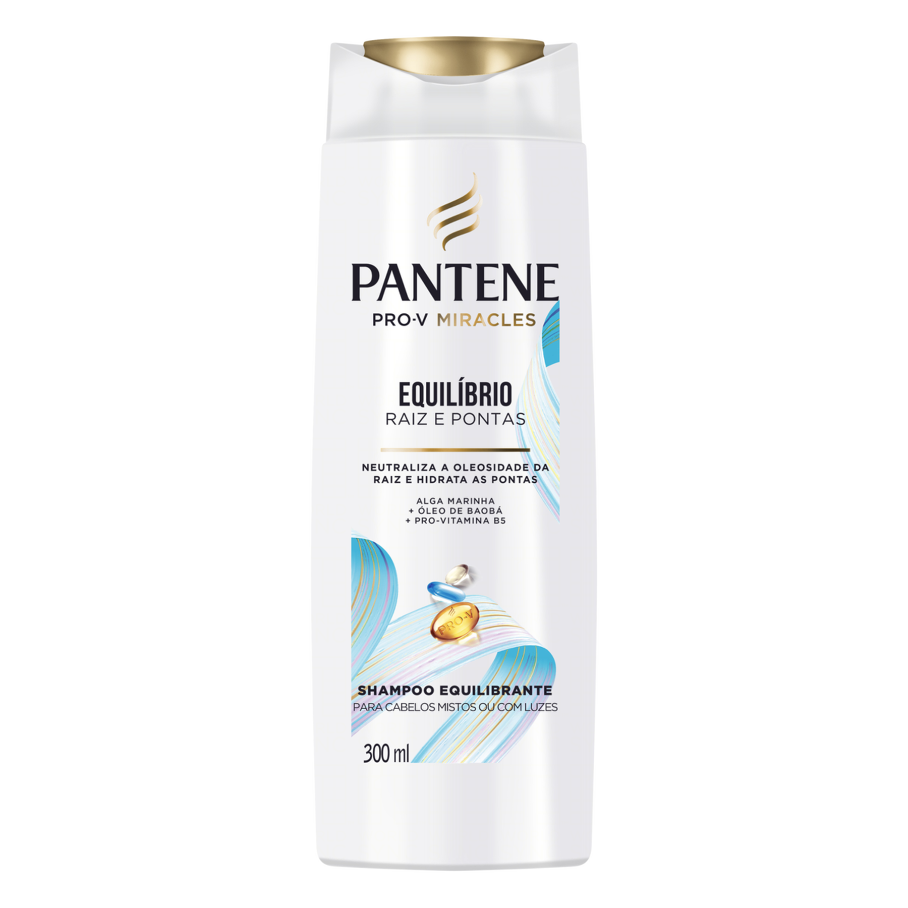 Shampoo Equilíbrio Raiz e Pontas Pantene Frasco 300ml