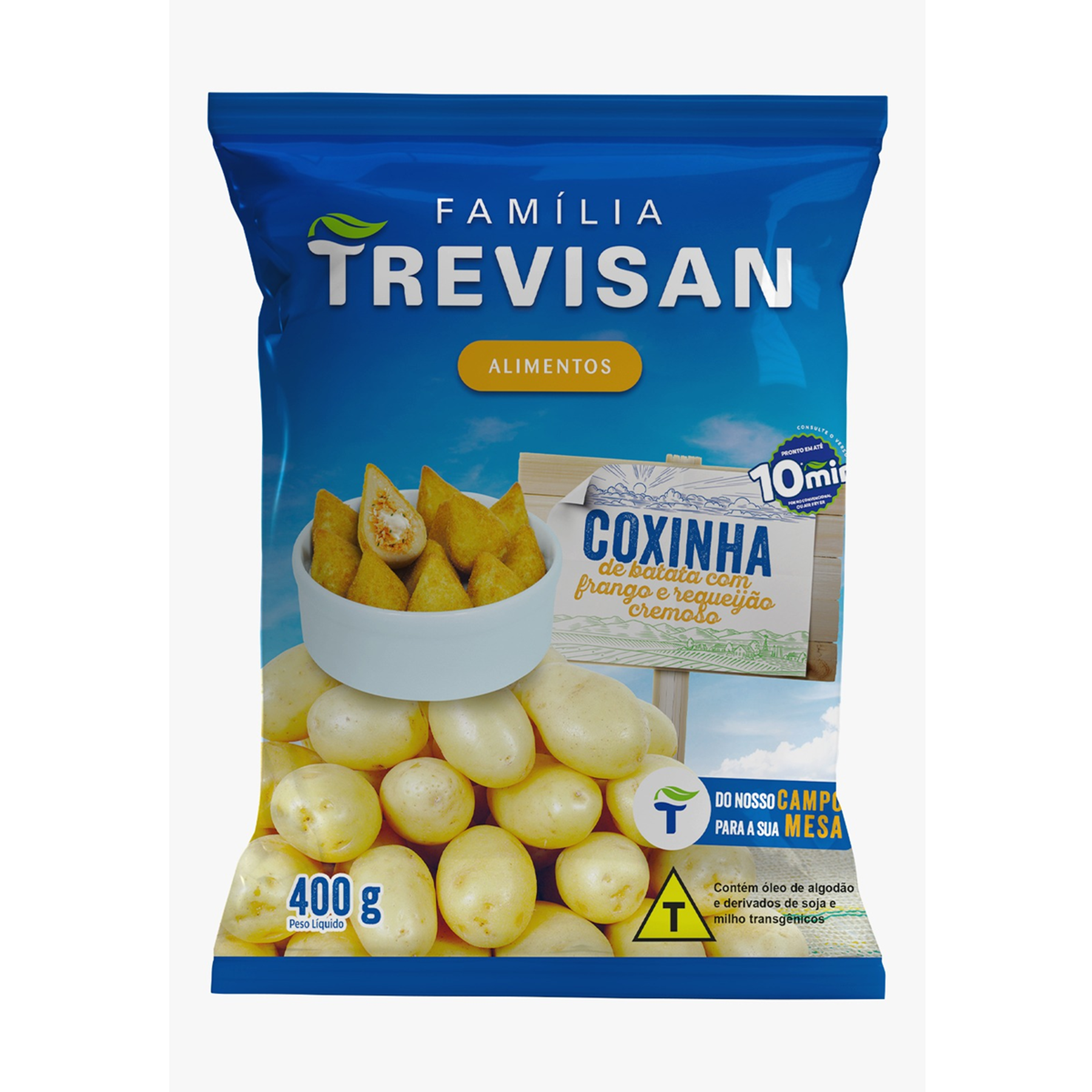 Coxinha de Batata com Frango e Catupiry Trevisan 400g