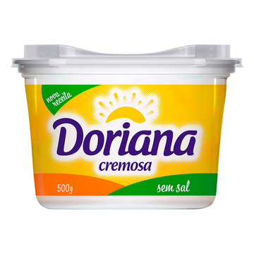 Margarina Cremosa sem Sal Doriana Pote 500g
