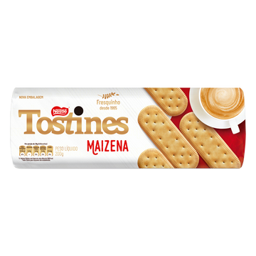 Biscoito Maizena Nestlé Tostines Pacote 200g