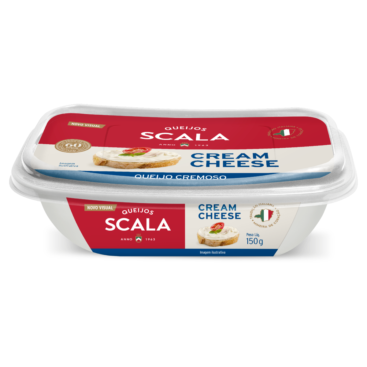 Cream Cheese Tradicional Scala Pote 150g