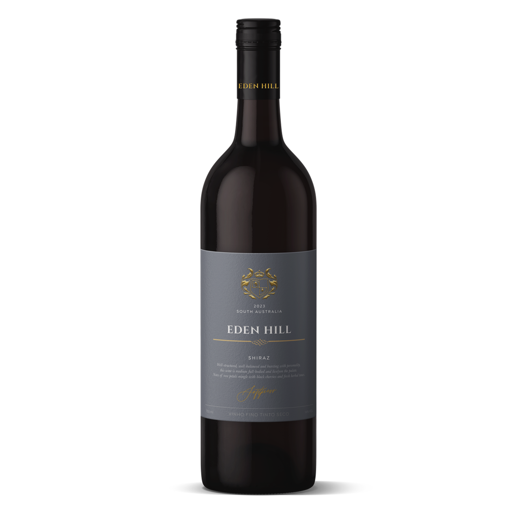 Vinho Tinto Eden Hill Shiraz Garrafa 750ml