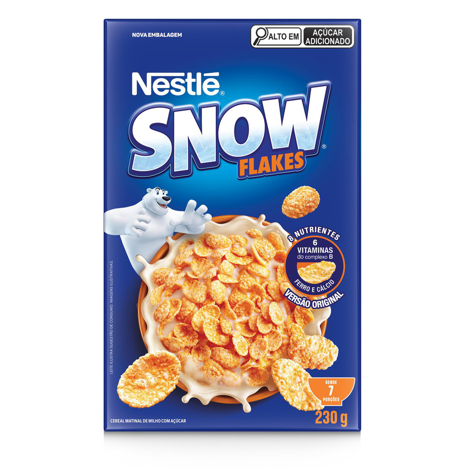 Cereal Matinal Snow Flakes 230g&nbsp;