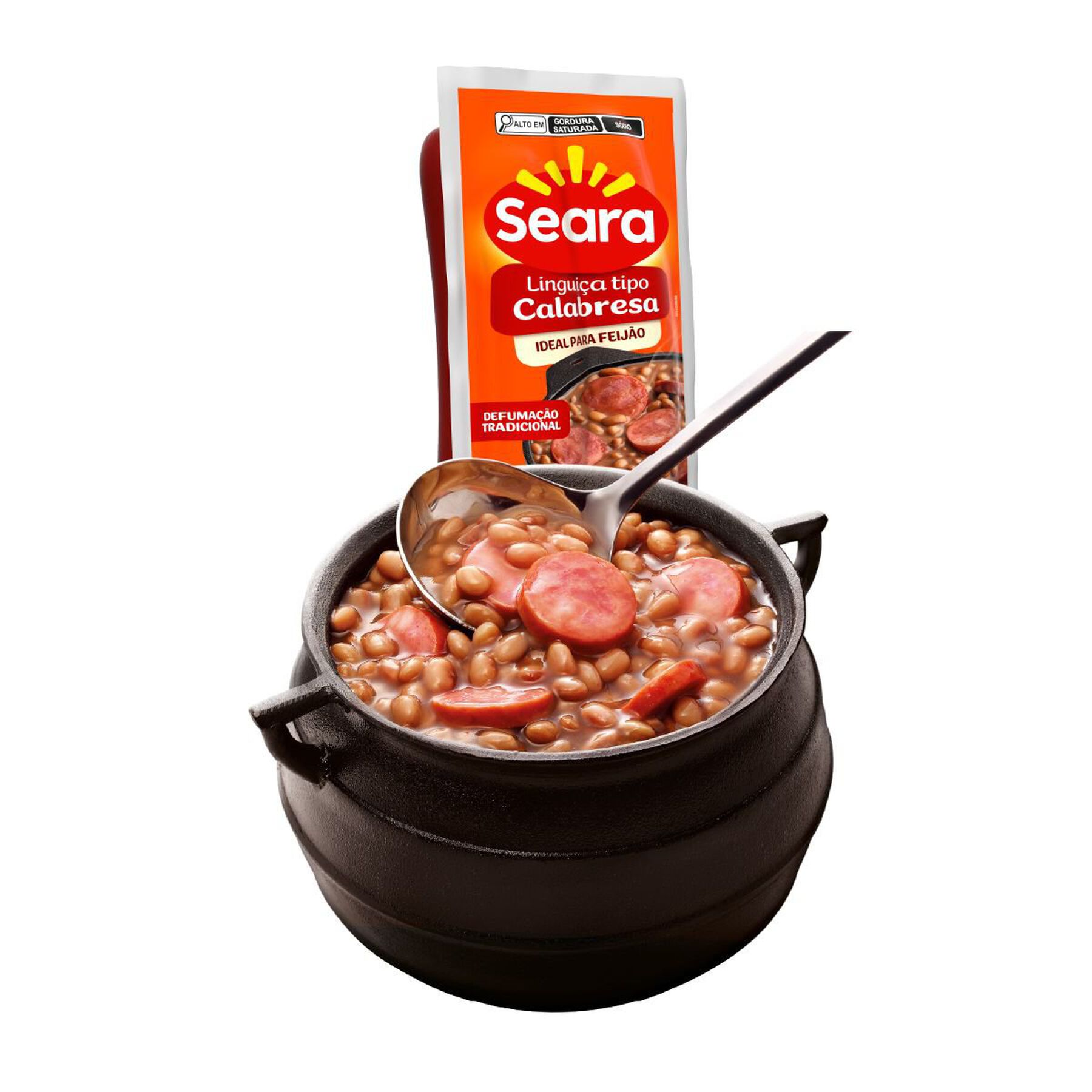 Linguiça tipo Calabresa Seara 400g 2Pç