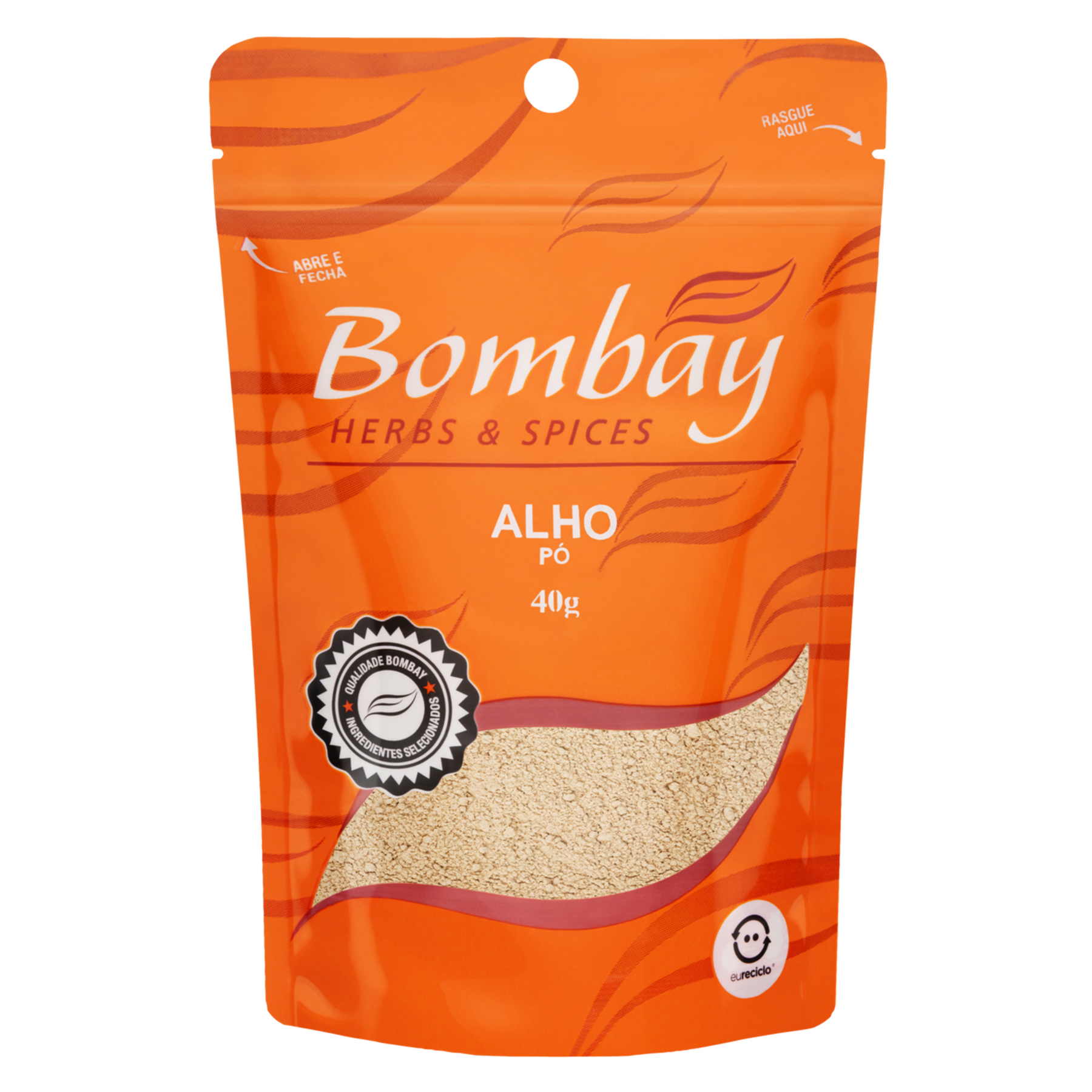 Alho em P&oacute; Bombay Pouch 40g