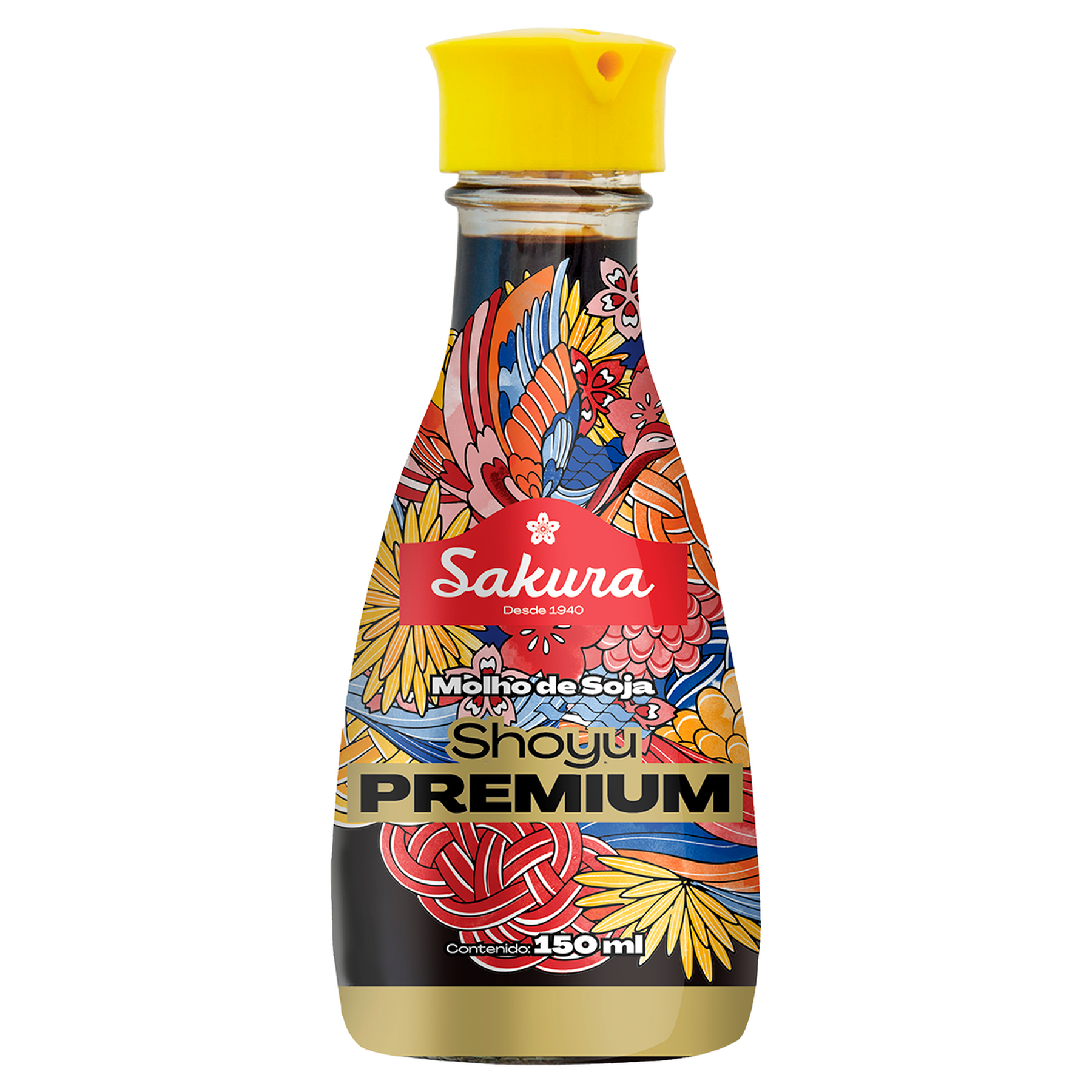 Molho de Soja Shoyu Premium Sakura Vidro 150ml