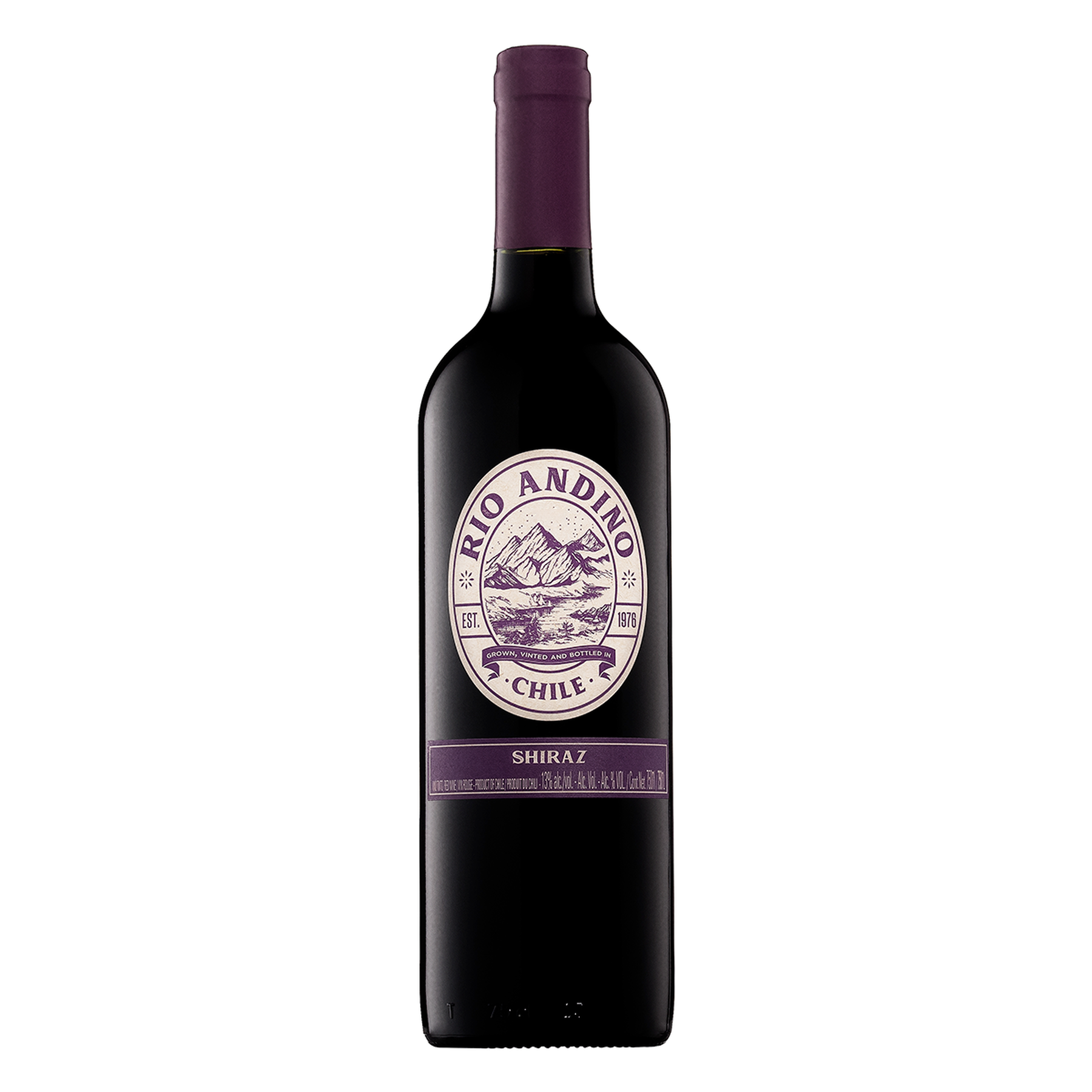 Vinho Tinto Shiraz Rio Andino Garrafa 750ml