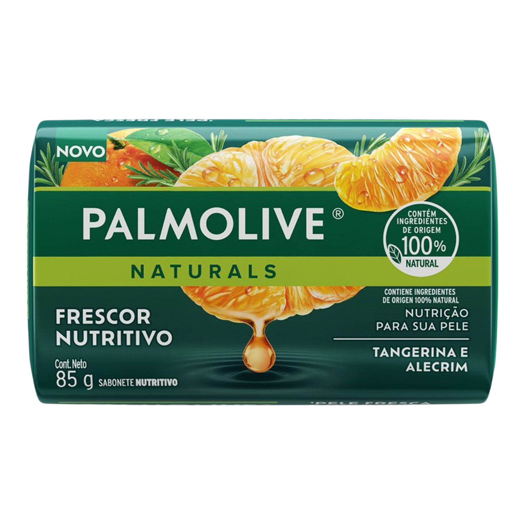Sabonete Barra Palmolive Naturals Frescor Nutritivo Envolt&oacute;rio 85g