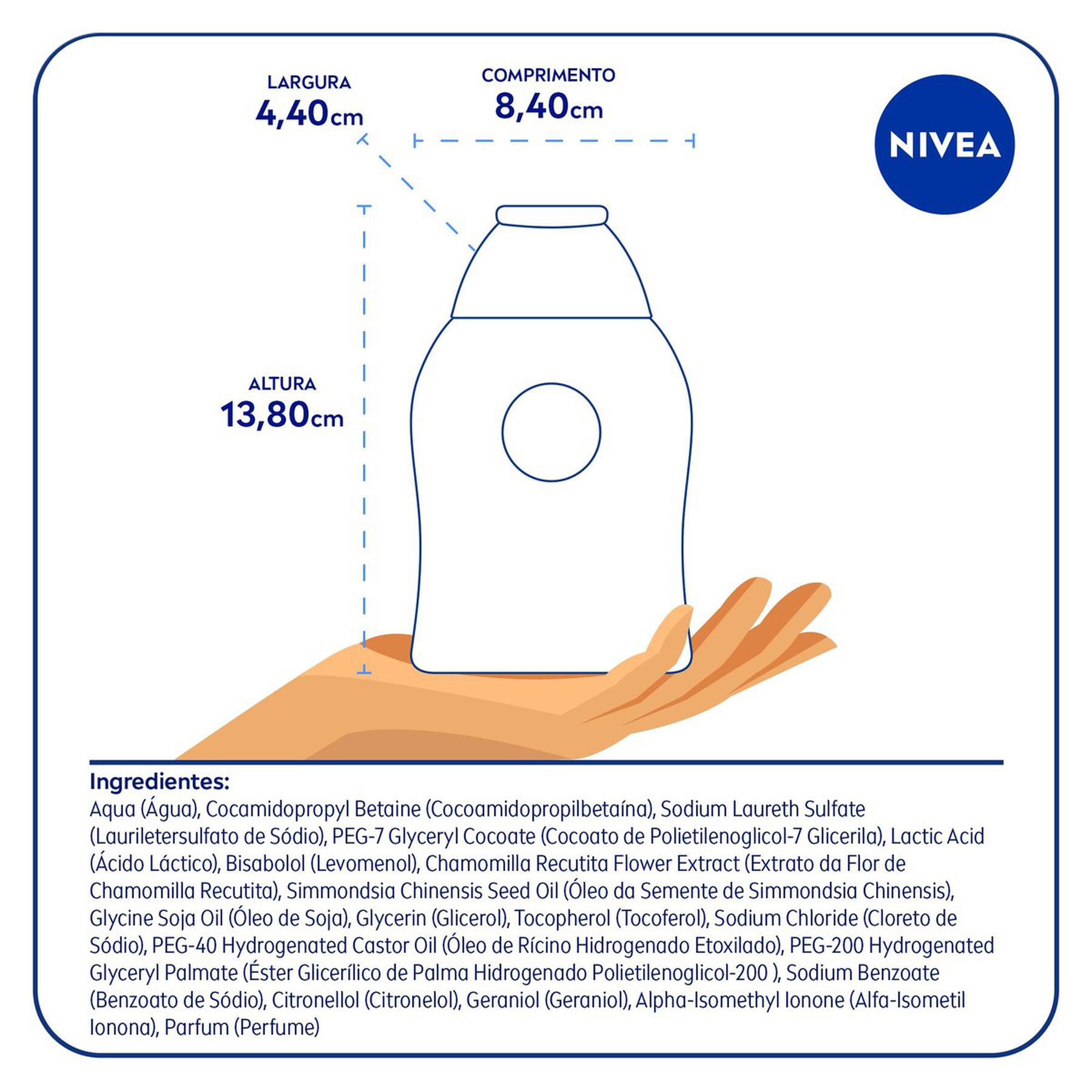 Sabonete Líquido Íntimo Natural Nivea Frasco 250ml