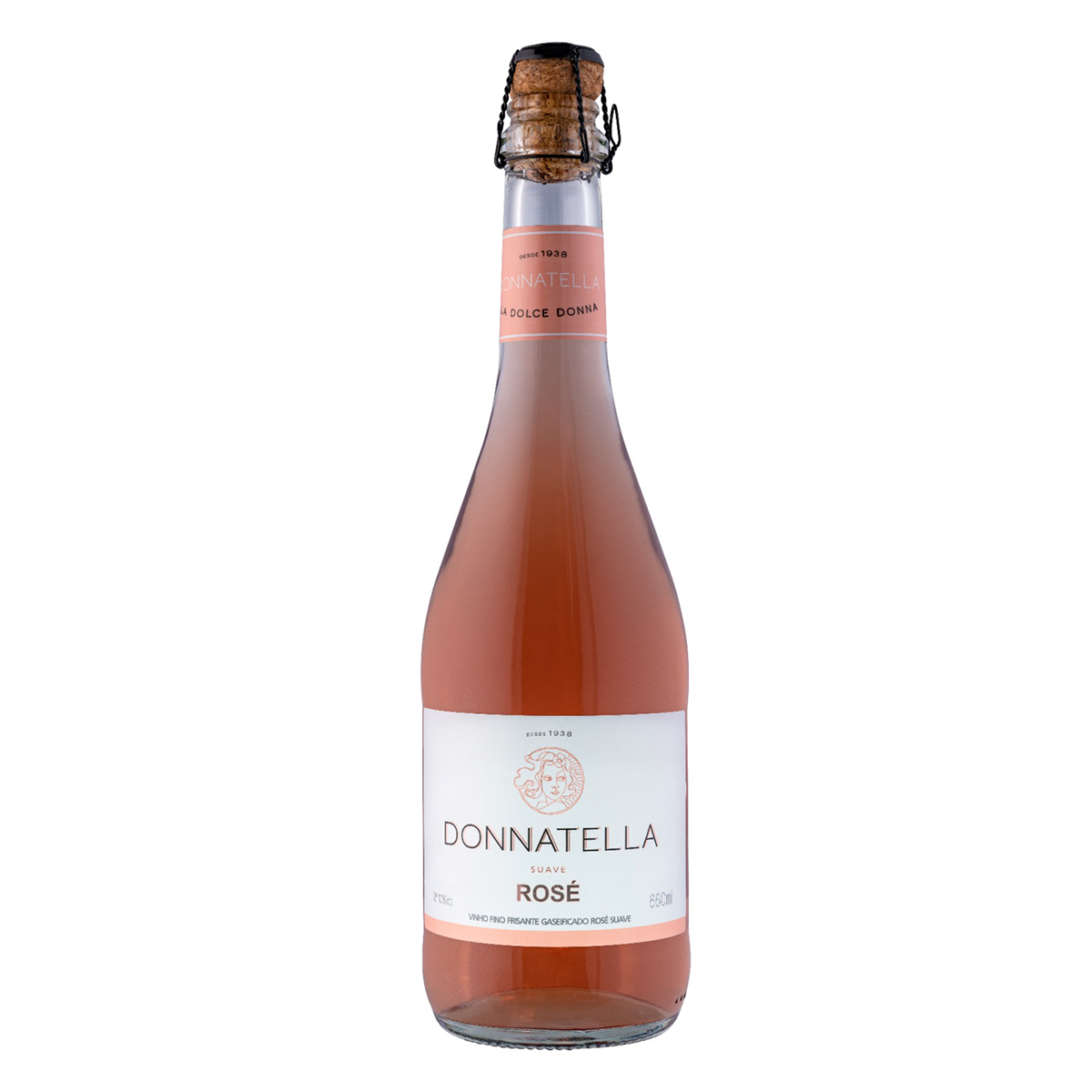 Vinho Ros&eacute; Frisante Donnatella Garrafa 660ml