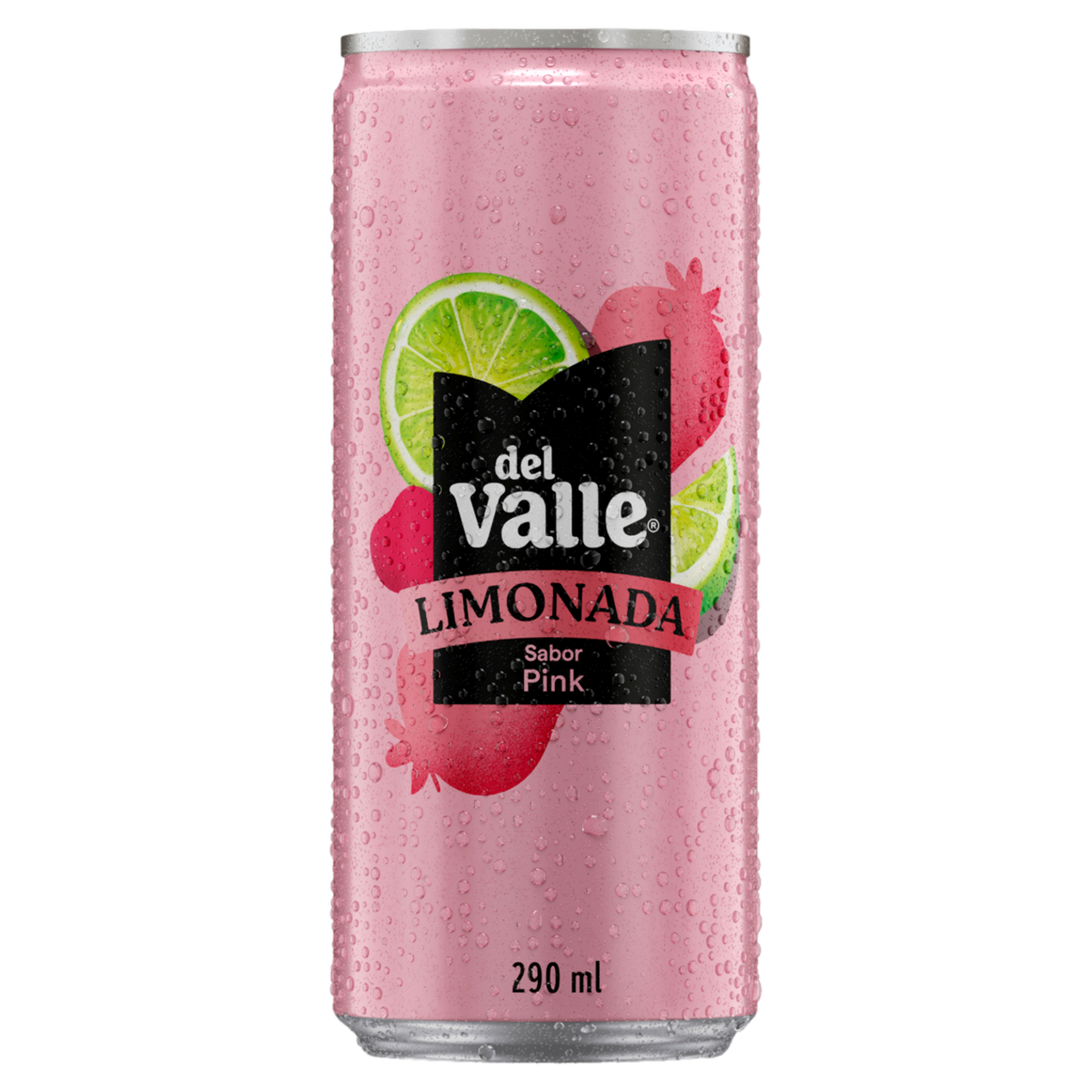 Refresco Ado&ccedil;ado Limonada Pink Del Valle Lata 290ml