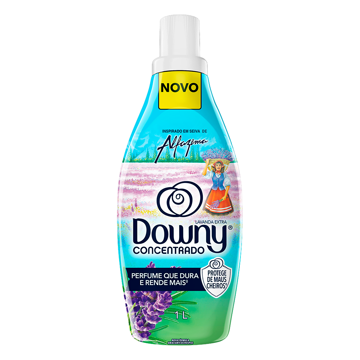 Amaciante de Roupas Concentrado Lavanda Extra Downy Frasco 1l