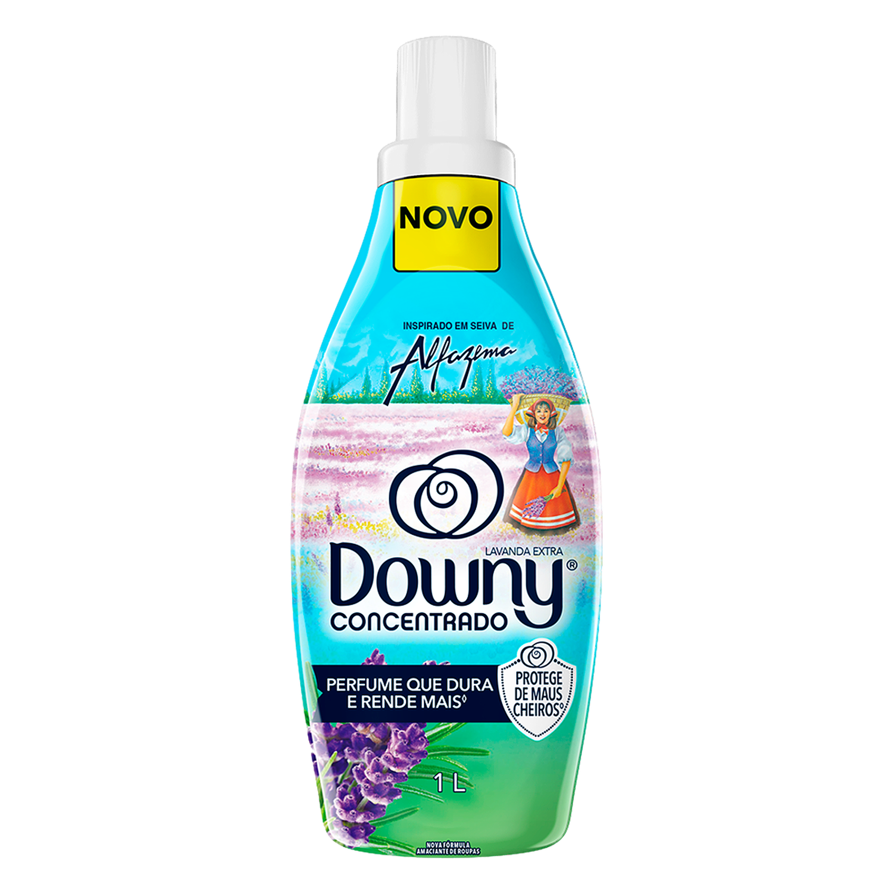 Amaciante de Roupas Concentrado Lavanda Extra Downy Frasco 1l