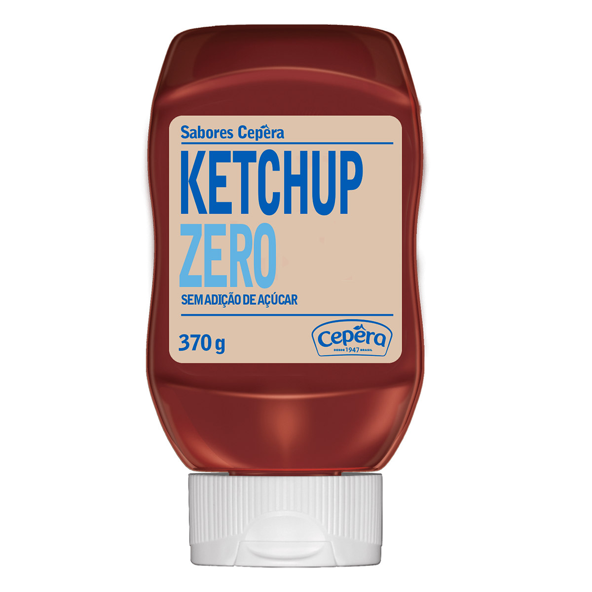 Ketchup Zero Sabores Cep&ecirc;ra Squeeze 370g