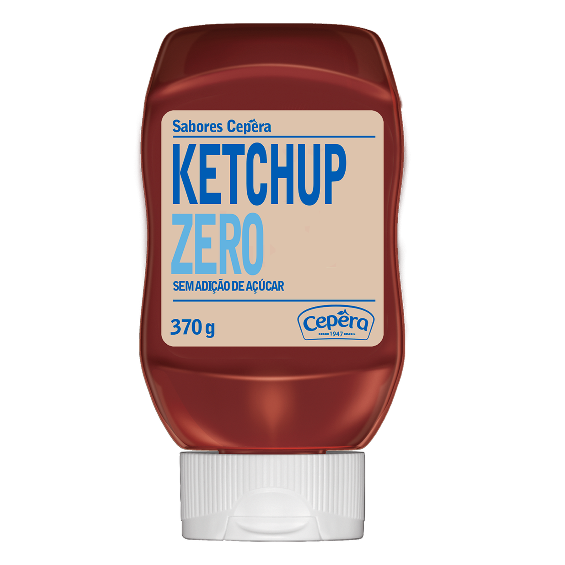 Ketchup Zero Sabores Cepêra Squeeze 370g