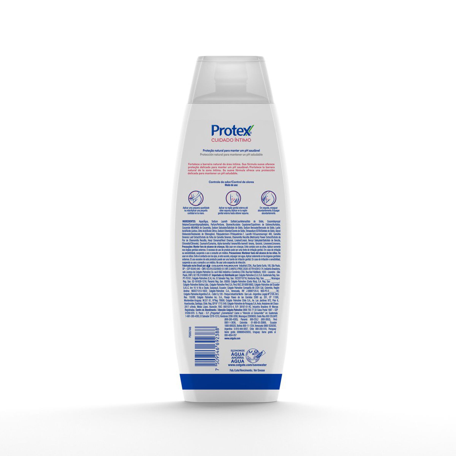 Sabonete Líquido Íntimo Delicate Care Cuidado Íntimo Protex Frasco 350ml