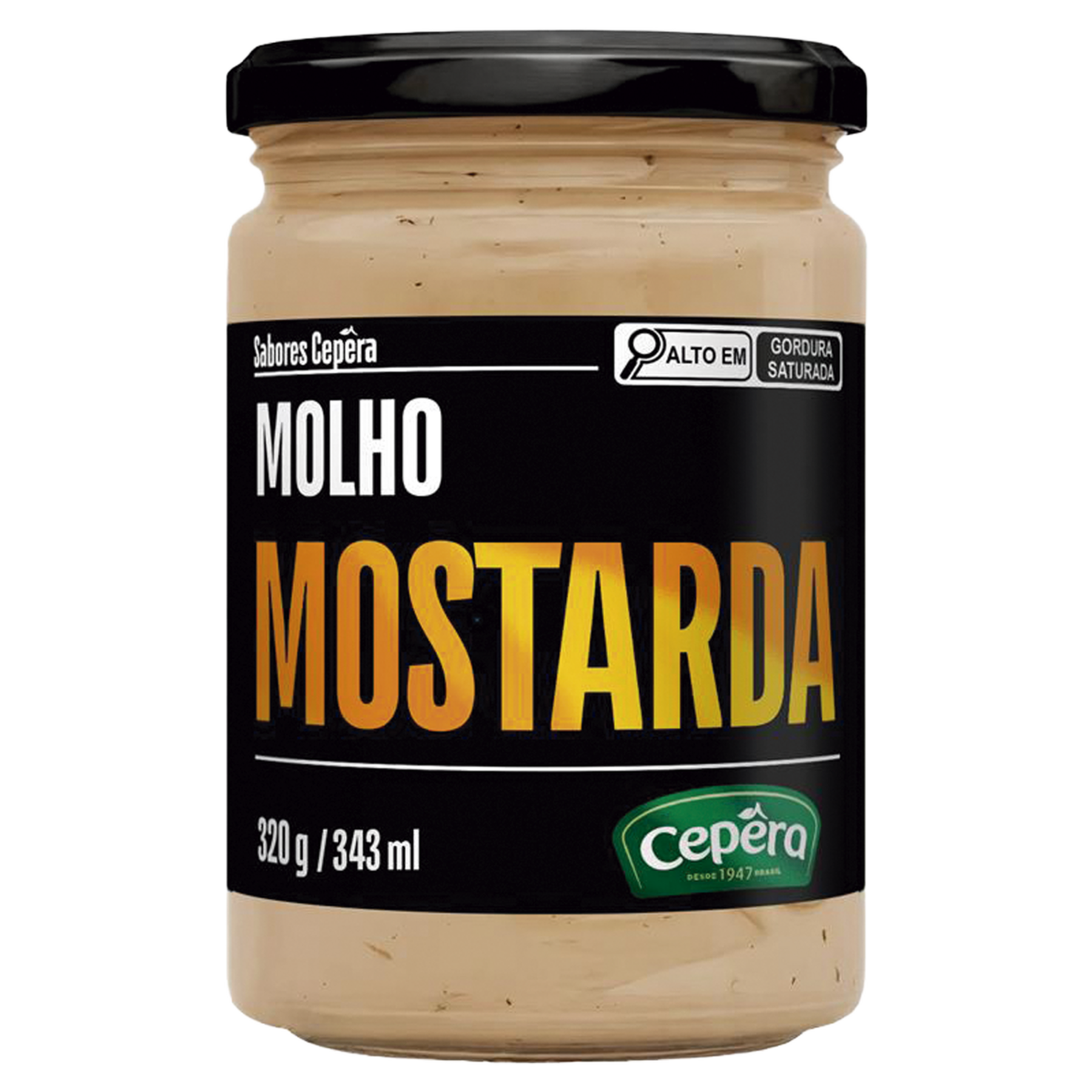 Molho Mostarda Sabores Cep&ecirc;ra Vidro 320g