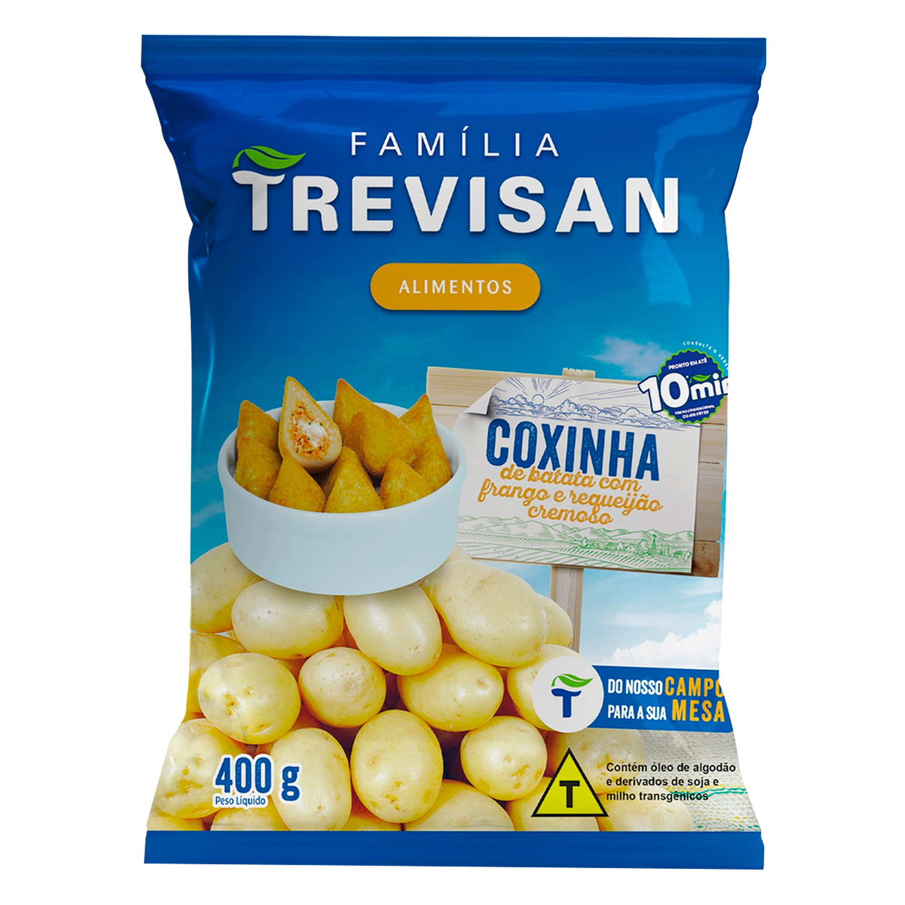 Coxinha de Batata com Frango e Catupiry Trevisan 400g