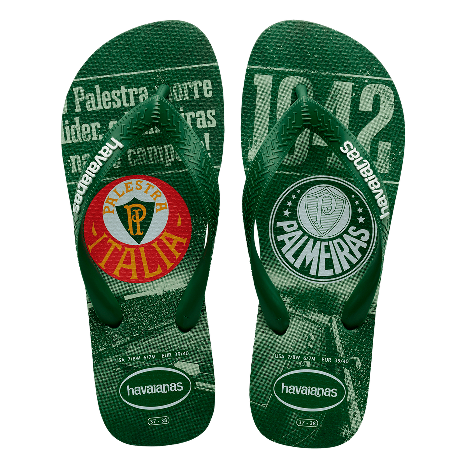 Sandália Times Palmeiras Havaianas 39/40