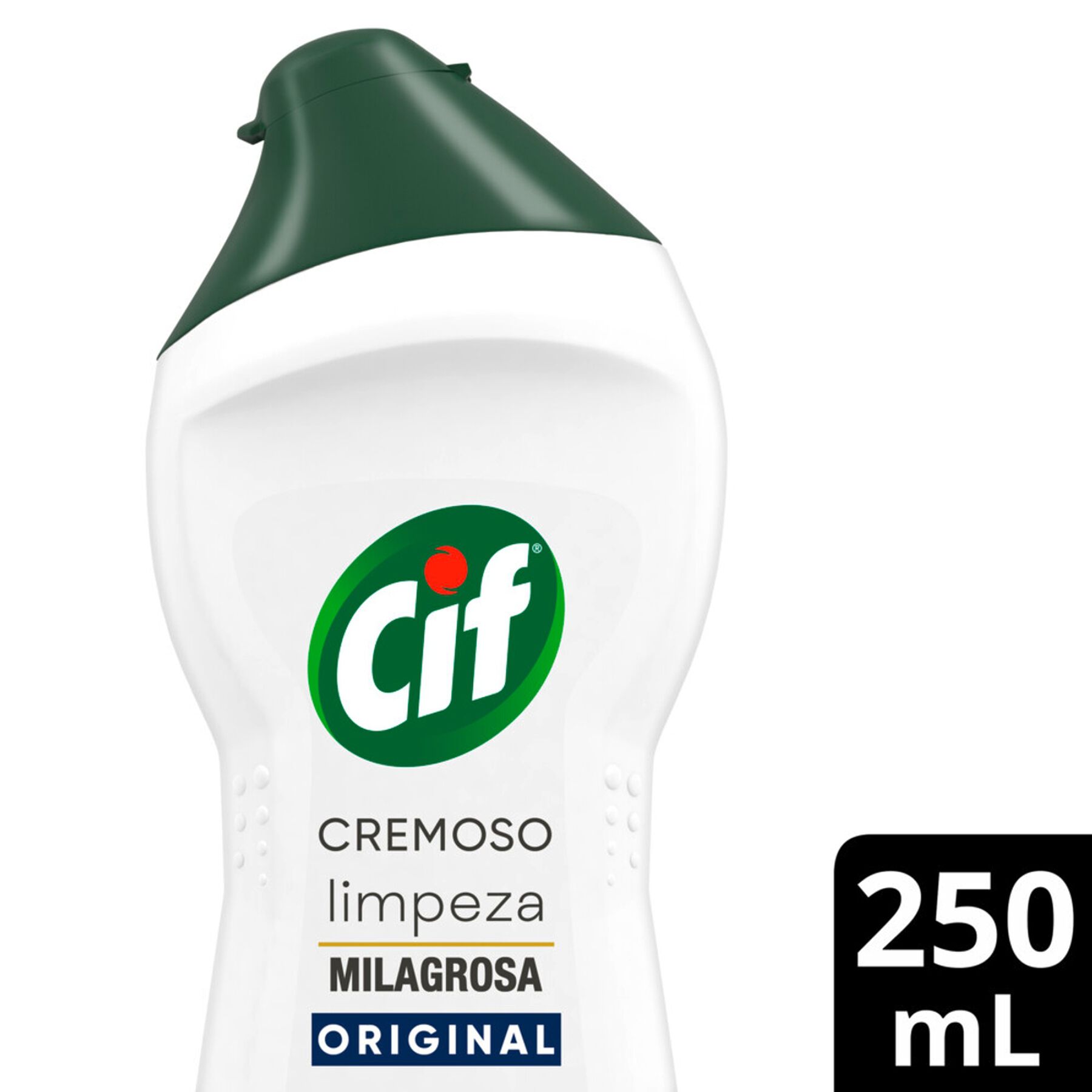 CIF Cremoso Limpeza Milagrosa remove 100% da sujeira 250ml