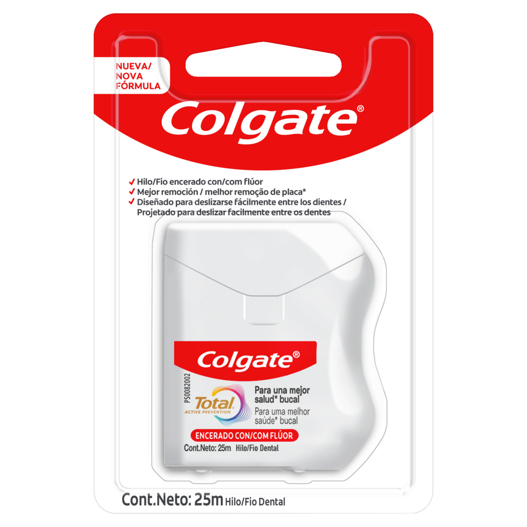 Fita Dental Encerada Active Prevention Total Colgate 25m&nbsp;