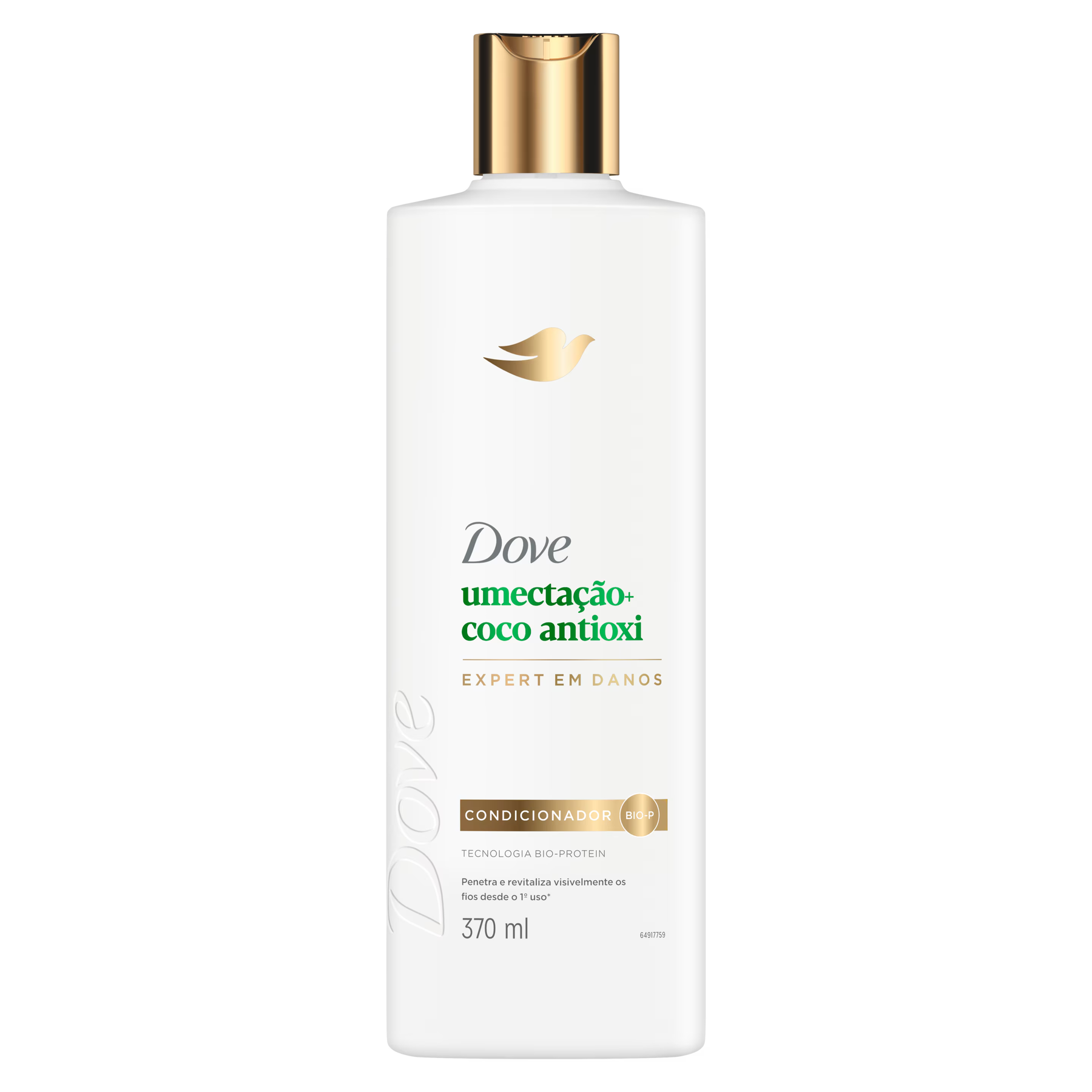 Condicionador Dove Umecta&ccedil;&atilde;o + Coco Antioxi Frasco 370ml