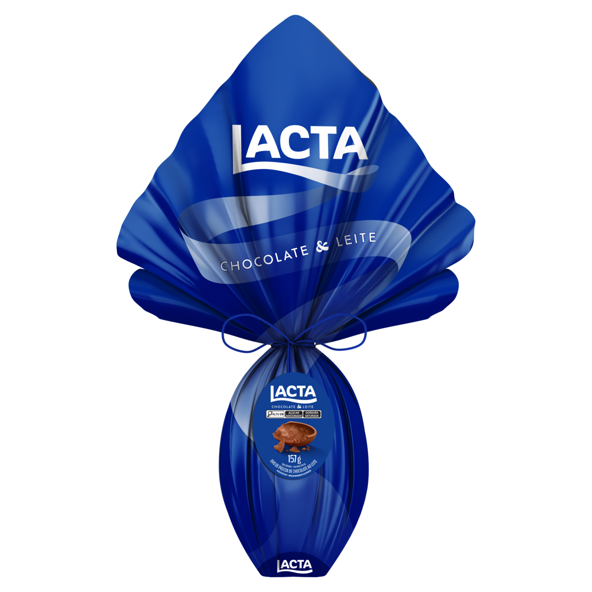 Ovo de P&aacute;scoa ao Leite Lacta 157g