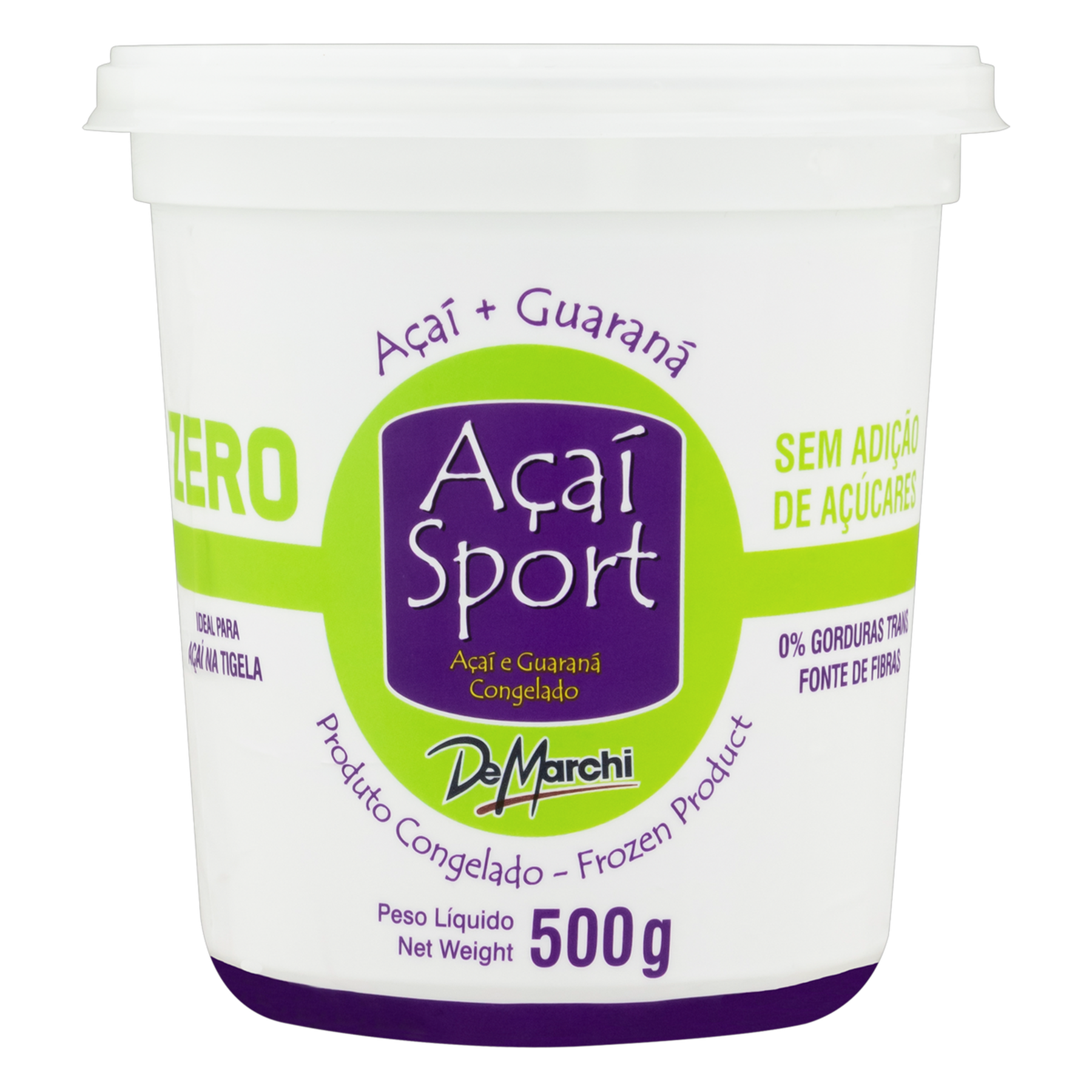 A&ccedil;a&iacute; com Guaran&aacute; De Marchi Sport Zero Pote 500g