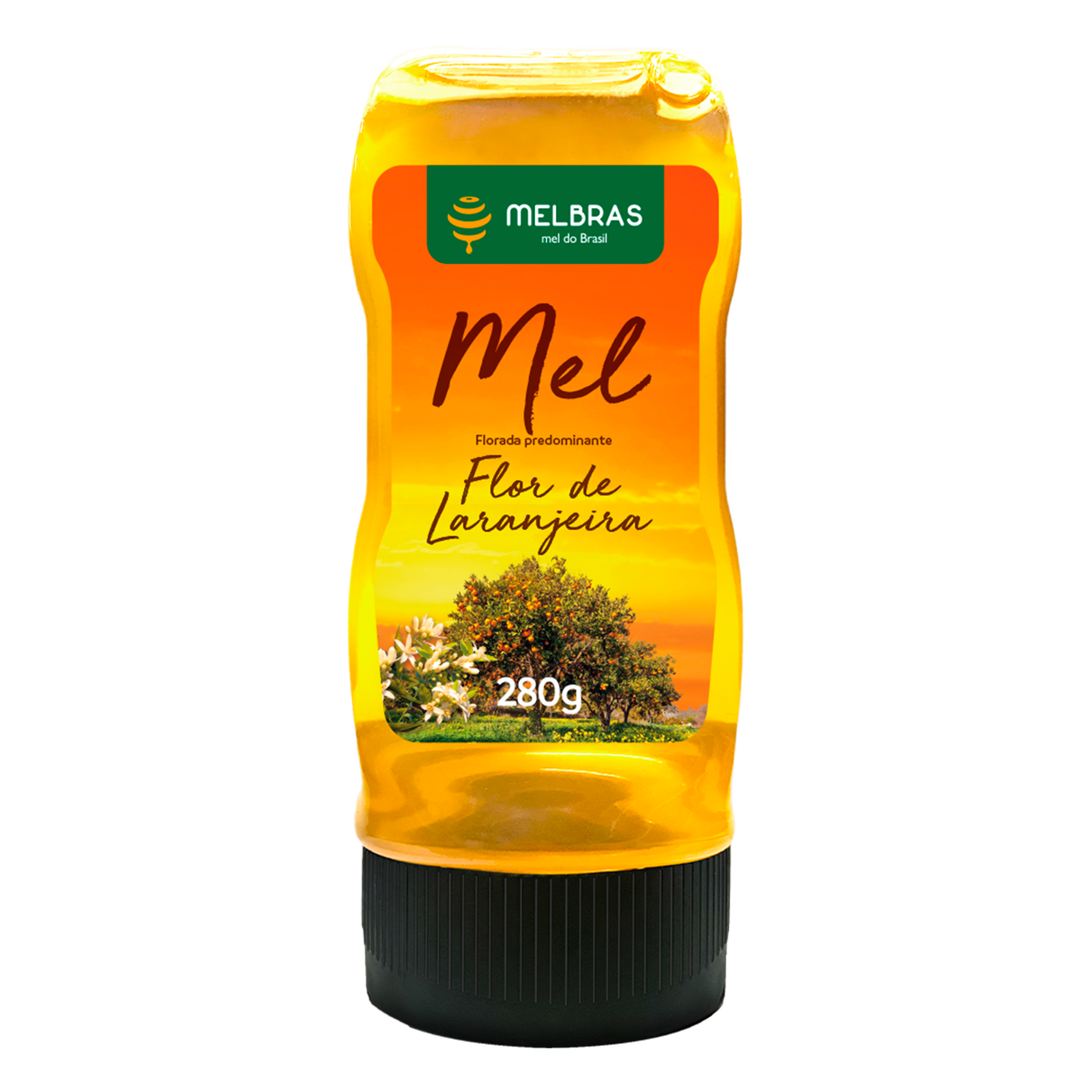 Mel Flor de Laranjeira Melbras Bisnaga 280g