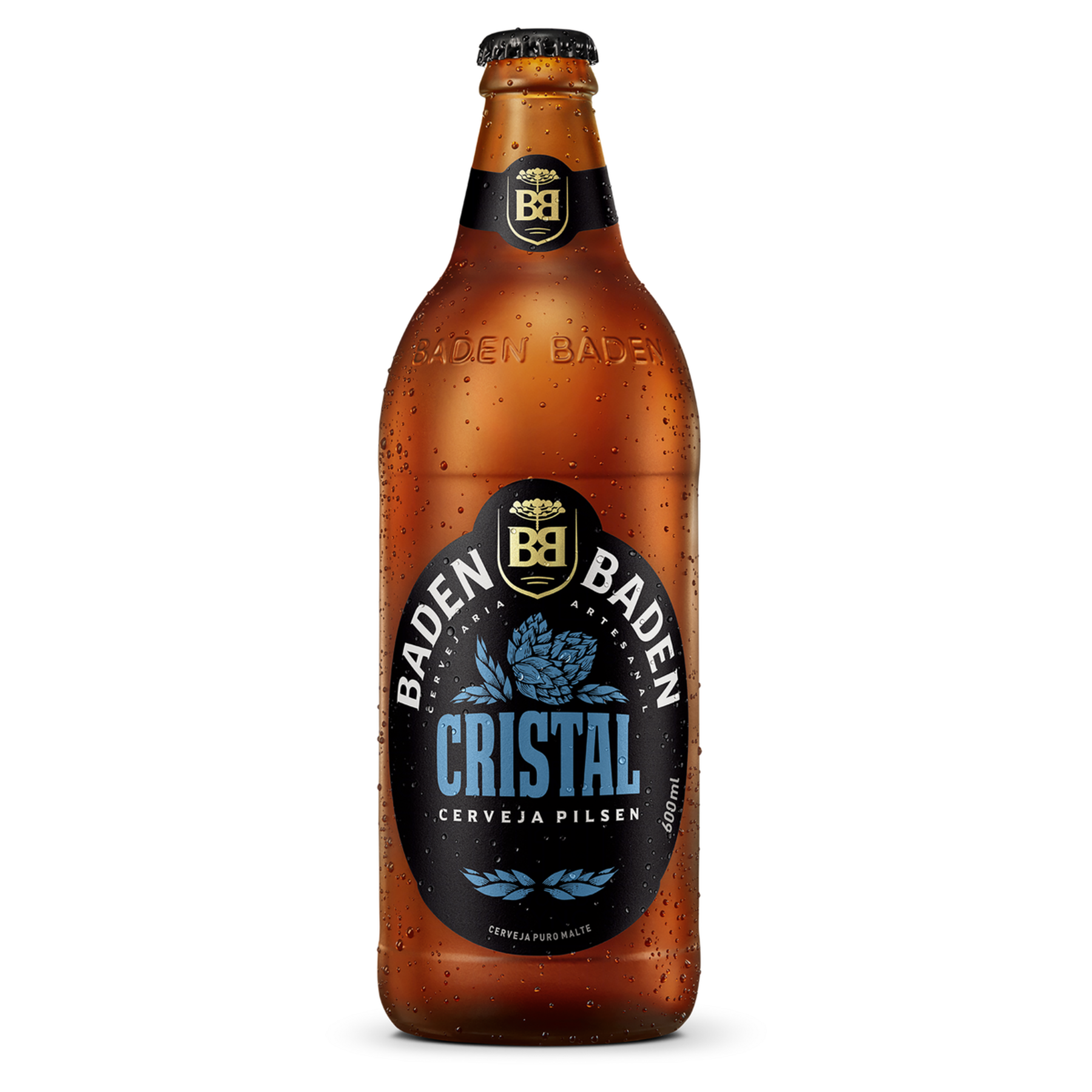 Cerveja Pilsen Cristal Baden Baden Garrafa 600ml