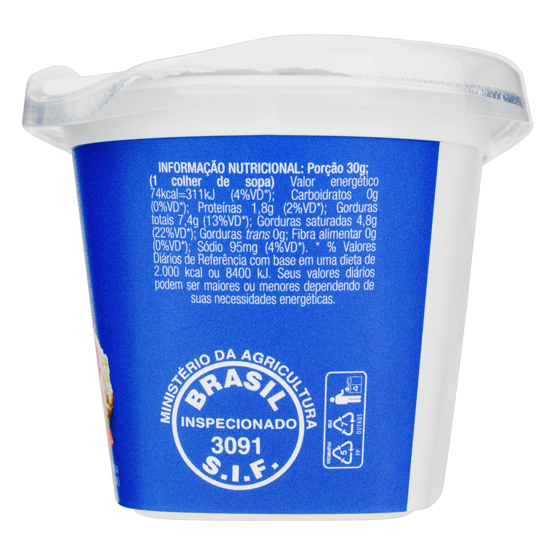 Queijo Cream Cheese Tradicional Danubio Pote 300g