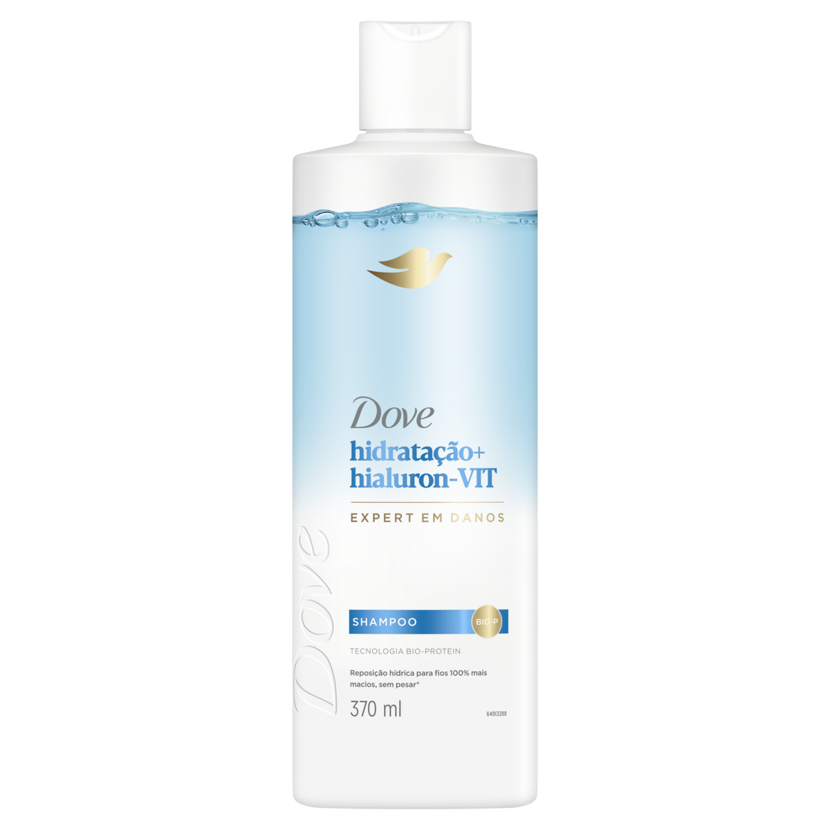 Shampoo Dove Hidrata&ccedil;&atilde;o + Hialuron-VIT Frasco 370ml