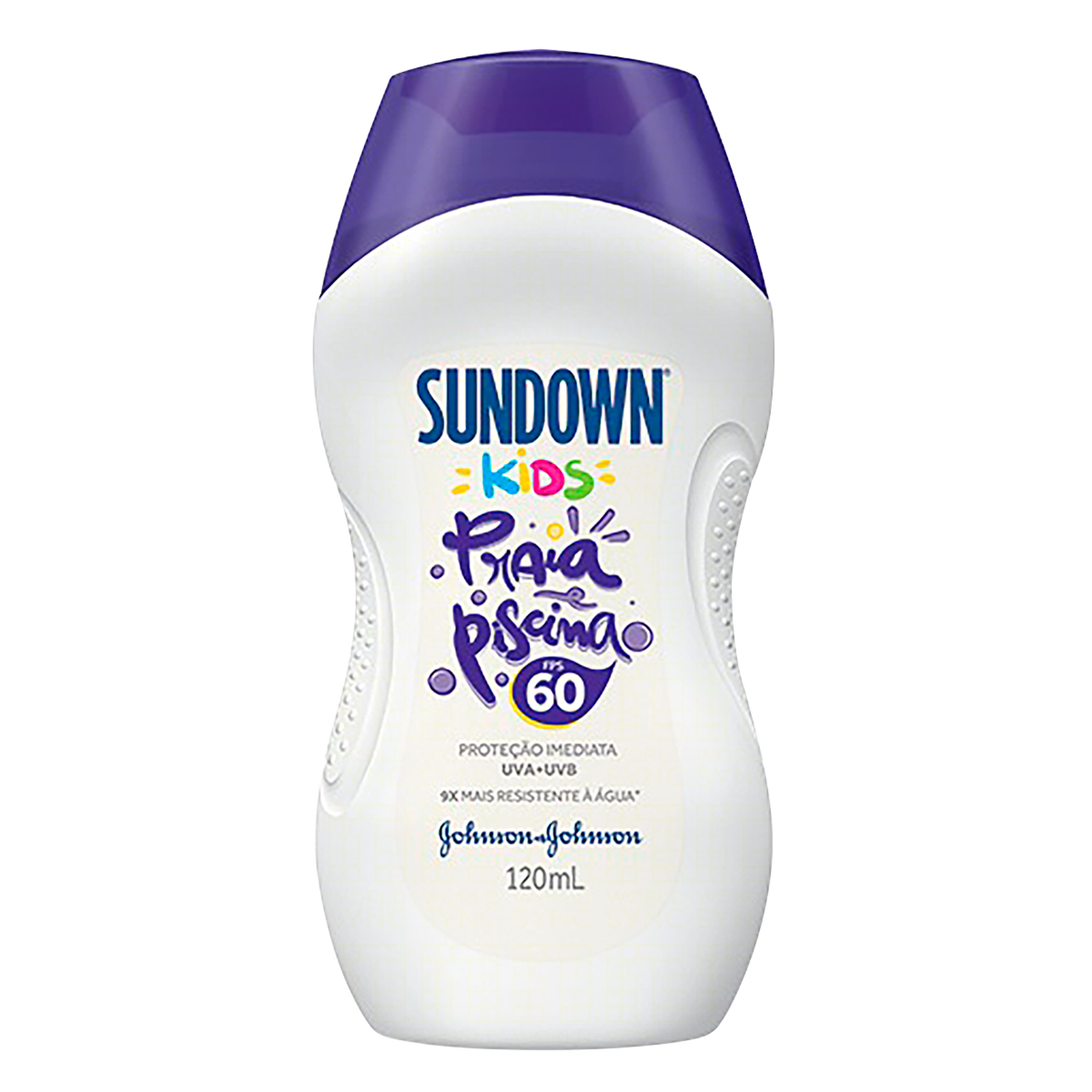 Protetor Solar FPS 60 Praia e Piscina Sundown Kids Frasco 120ml