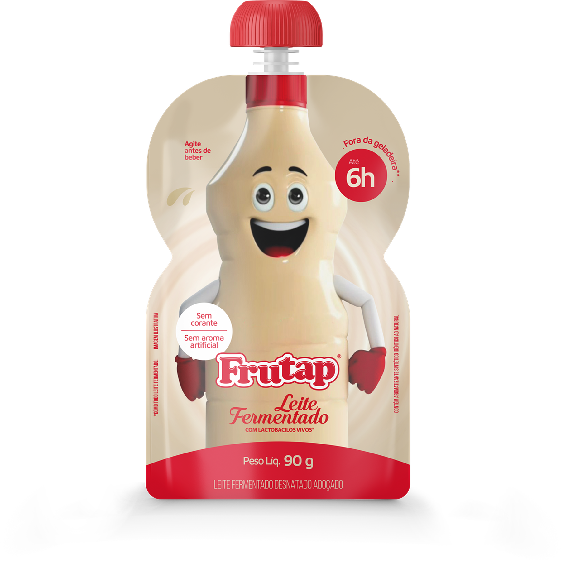 Leite Fermentado Frutap Pouch 90g