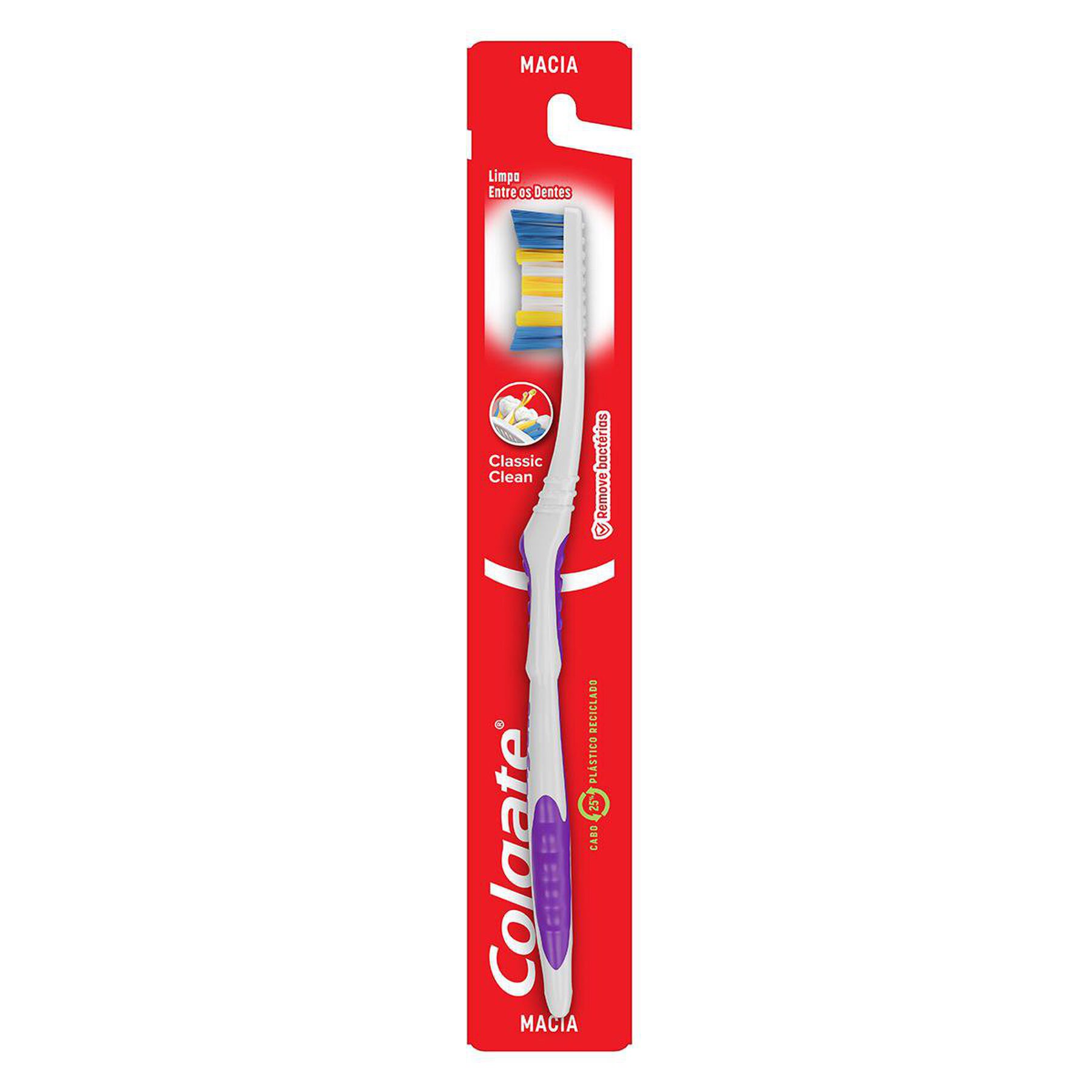 Escova Dental Macia Colgate Classic Clean