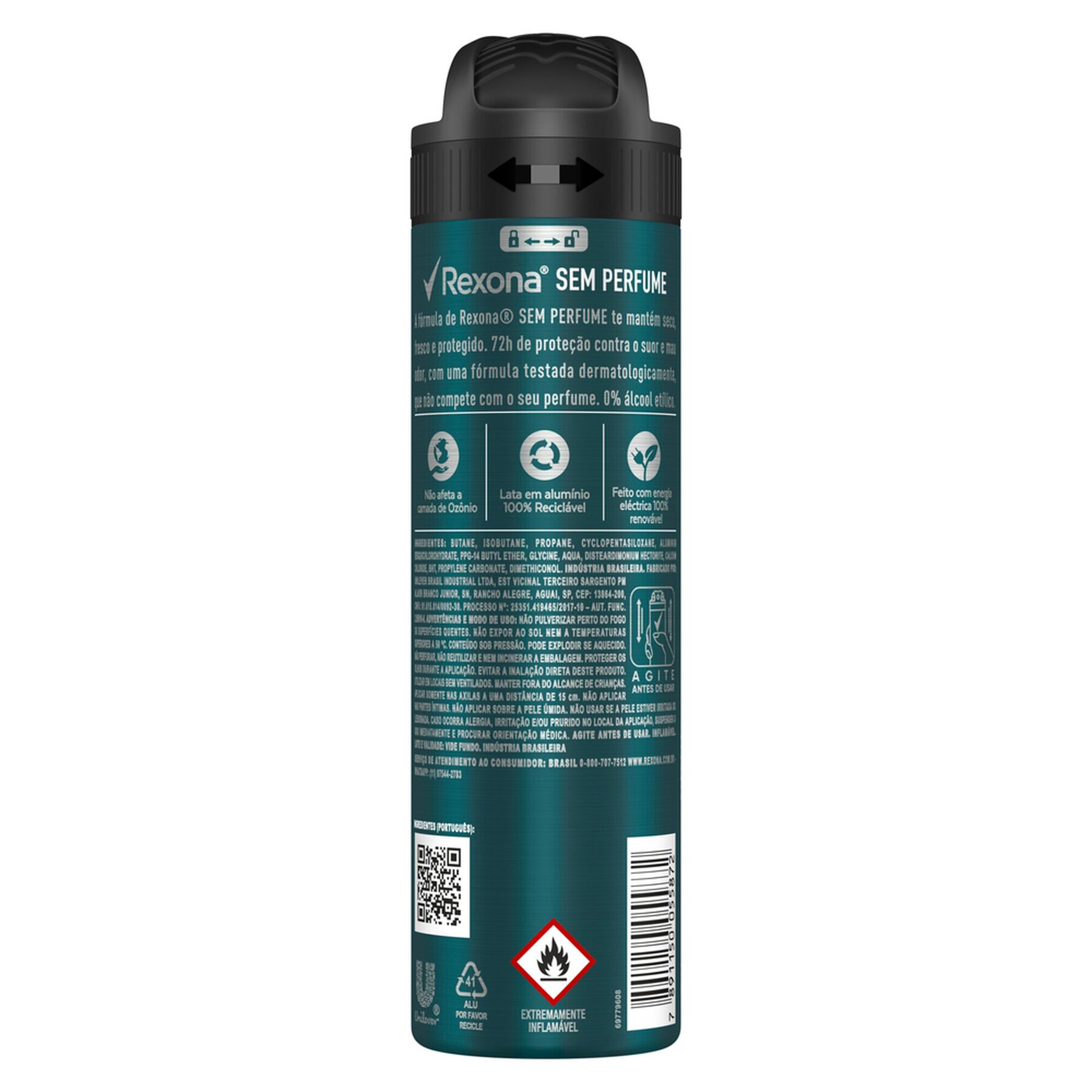 Antitranspirante Aerossol Rexona Men 150ml