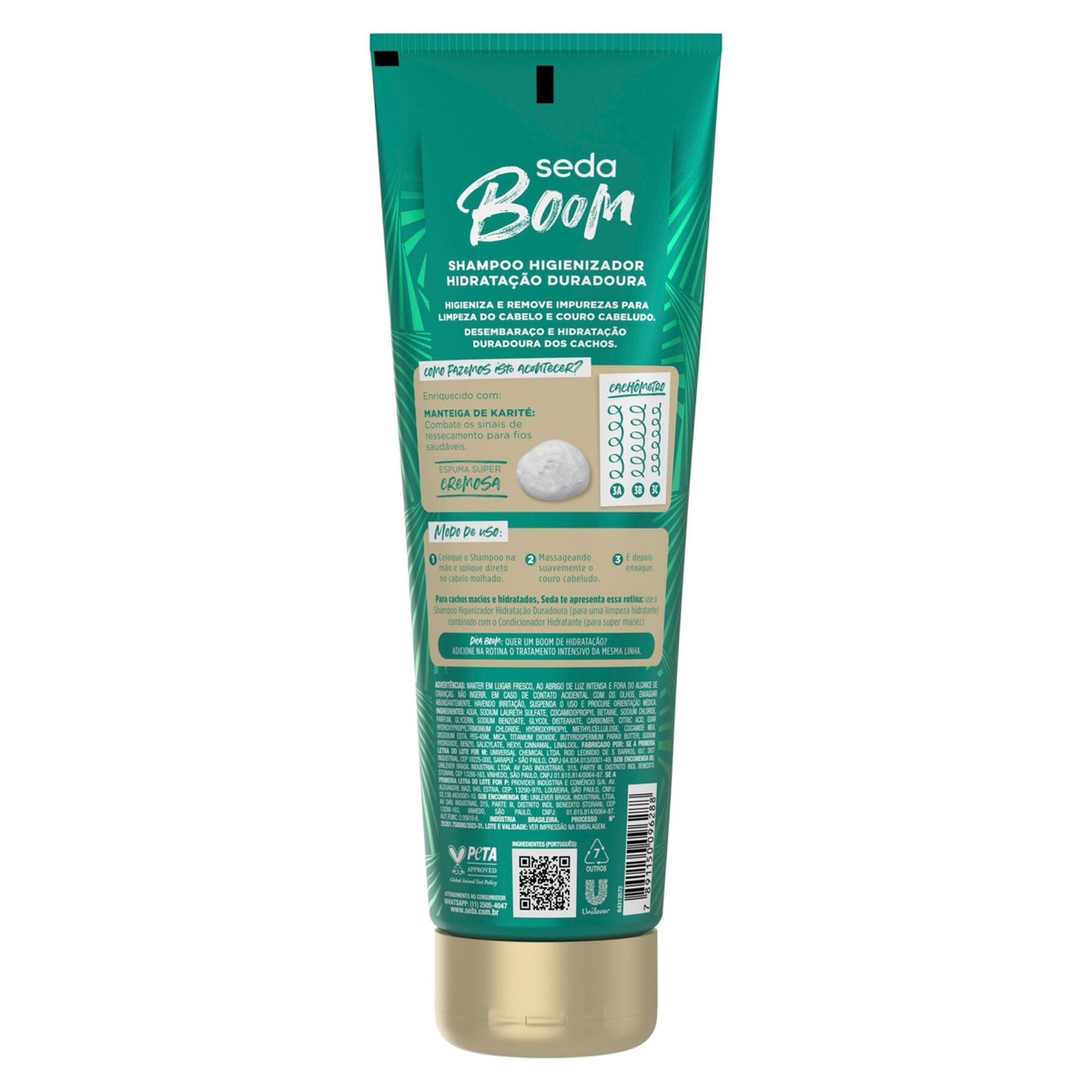 Shampoo Seda Boom Hidratação Duradoura 250ml