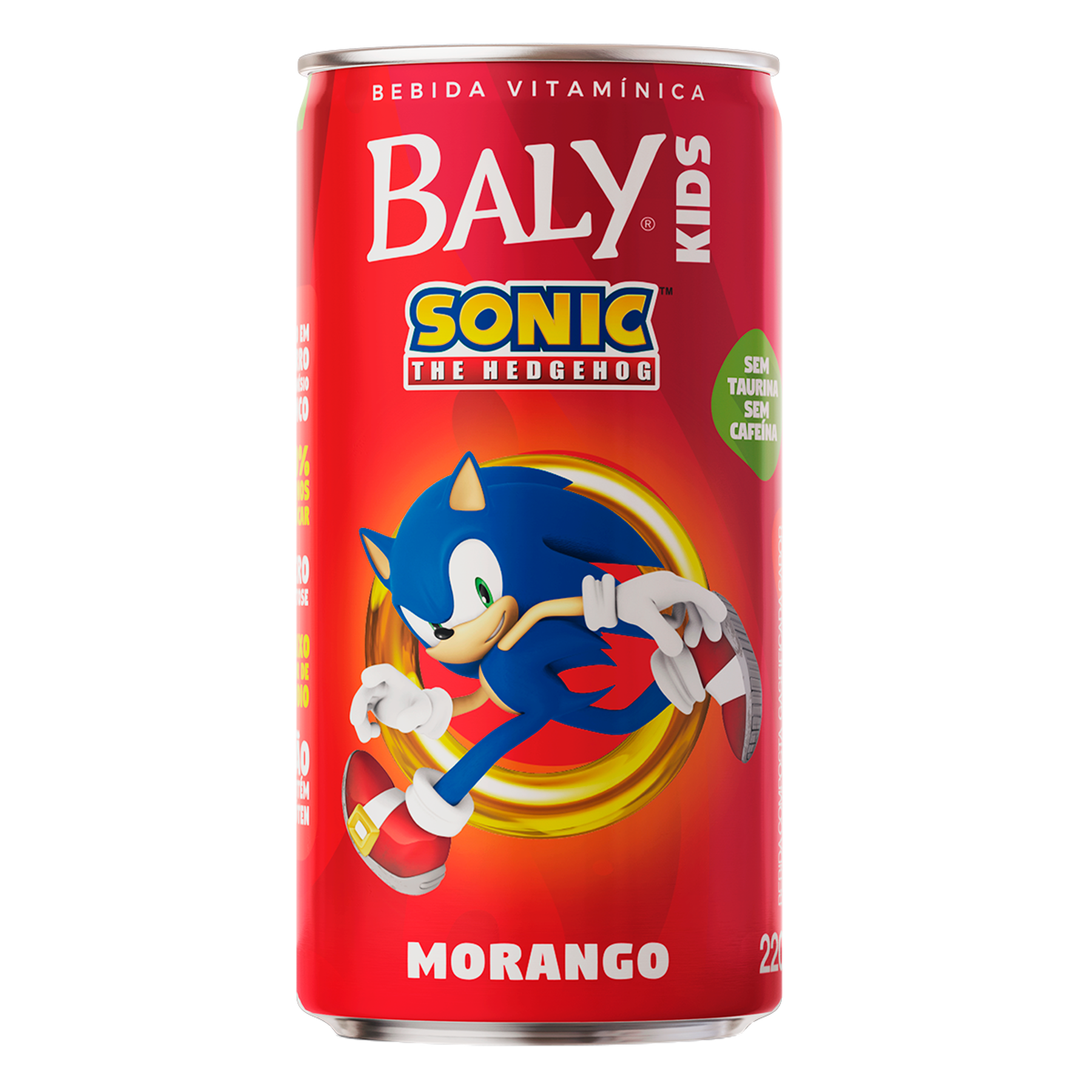 Bebida Vitamínica Morango Baly Kids Lata 220ml