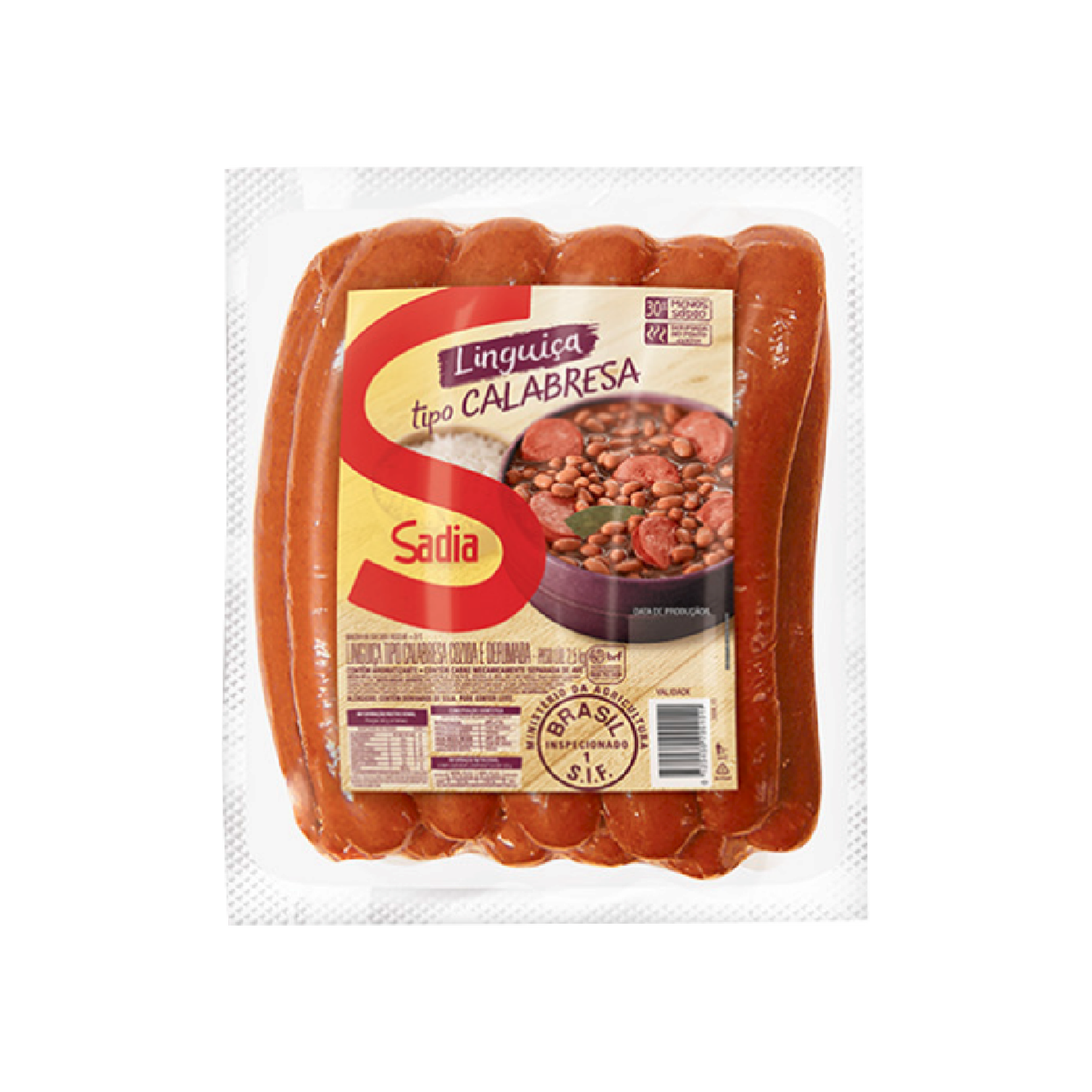 Linguiça Calabresa Defumada Sadia aprox. 546g