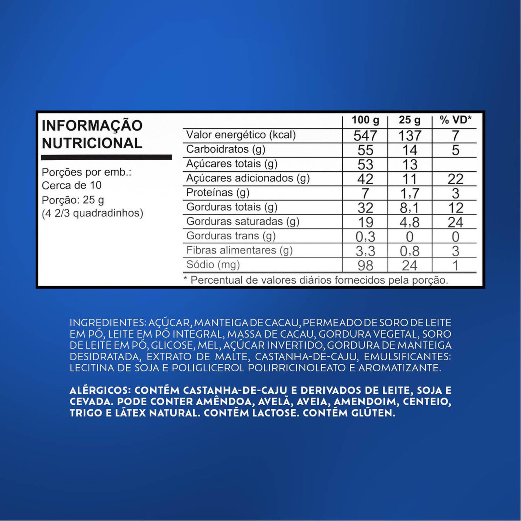 Chocolate ao Leite Lacta 240g C/3 Unidades - Embalagem Leve 3 Pague Menos