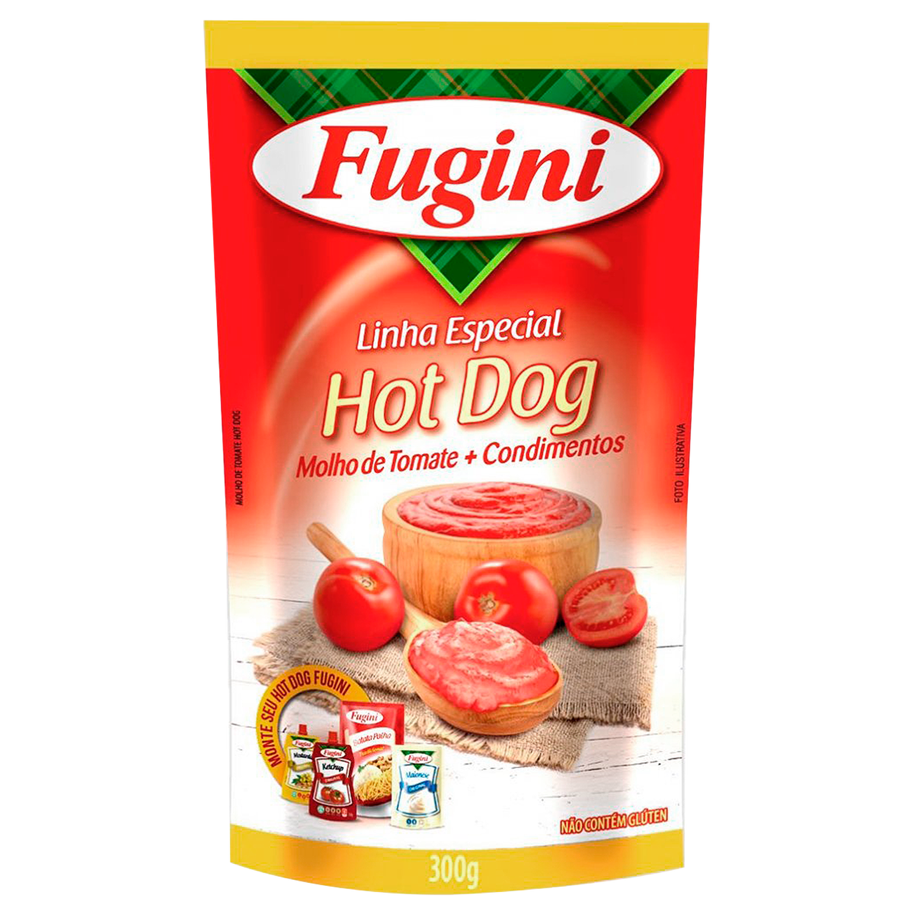 Molho de Tomate Hot Dog Fugini Sachê 300g
