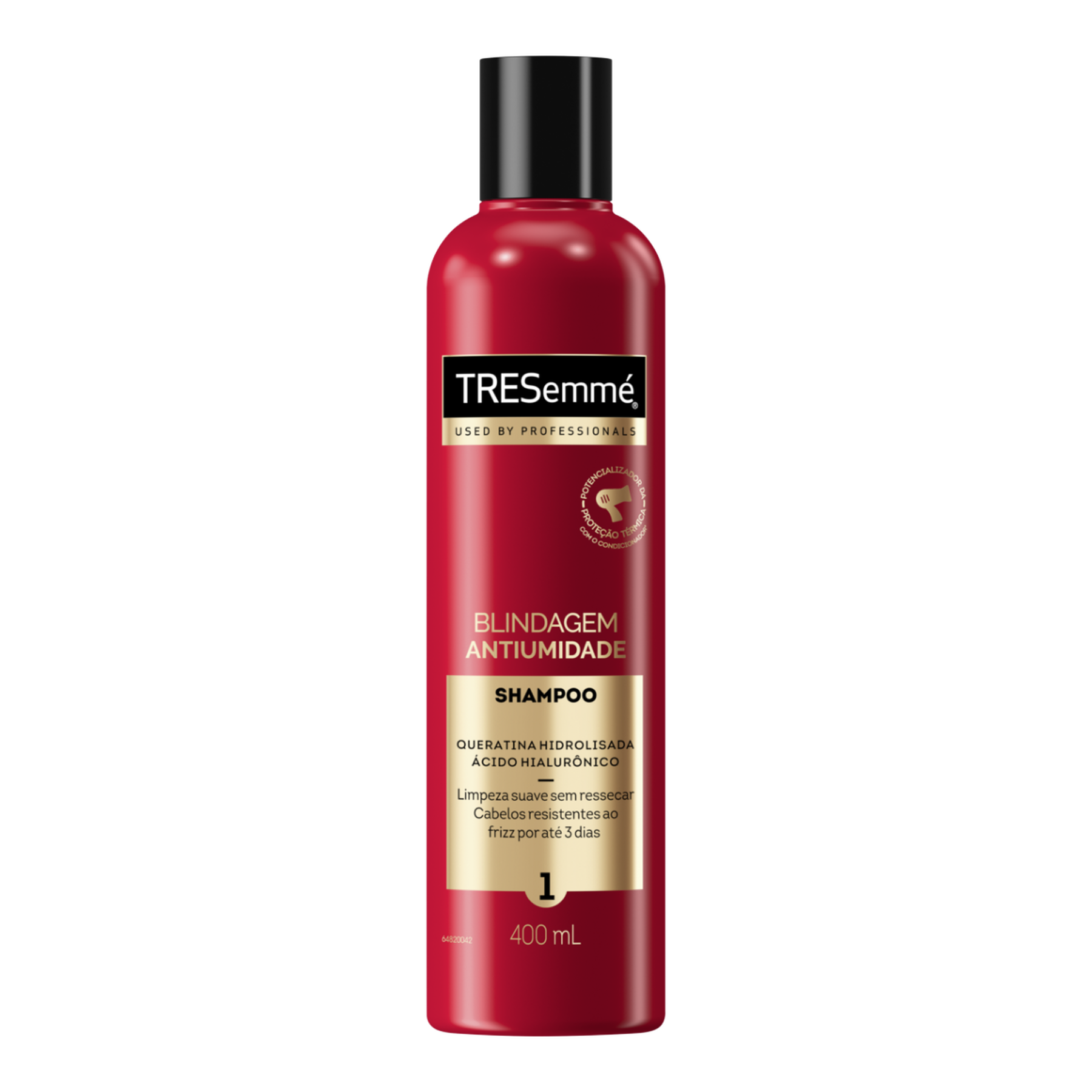 Shampoo TRESemm&eacute; Blindagem Antiumidade Frasco 400ml