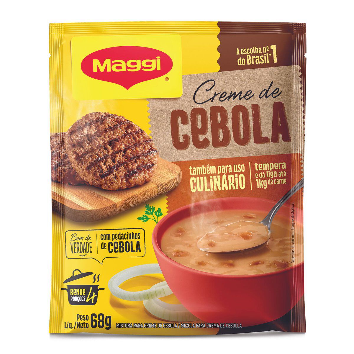 Creme de Cebola Maggi Sach&ecirc; 68g