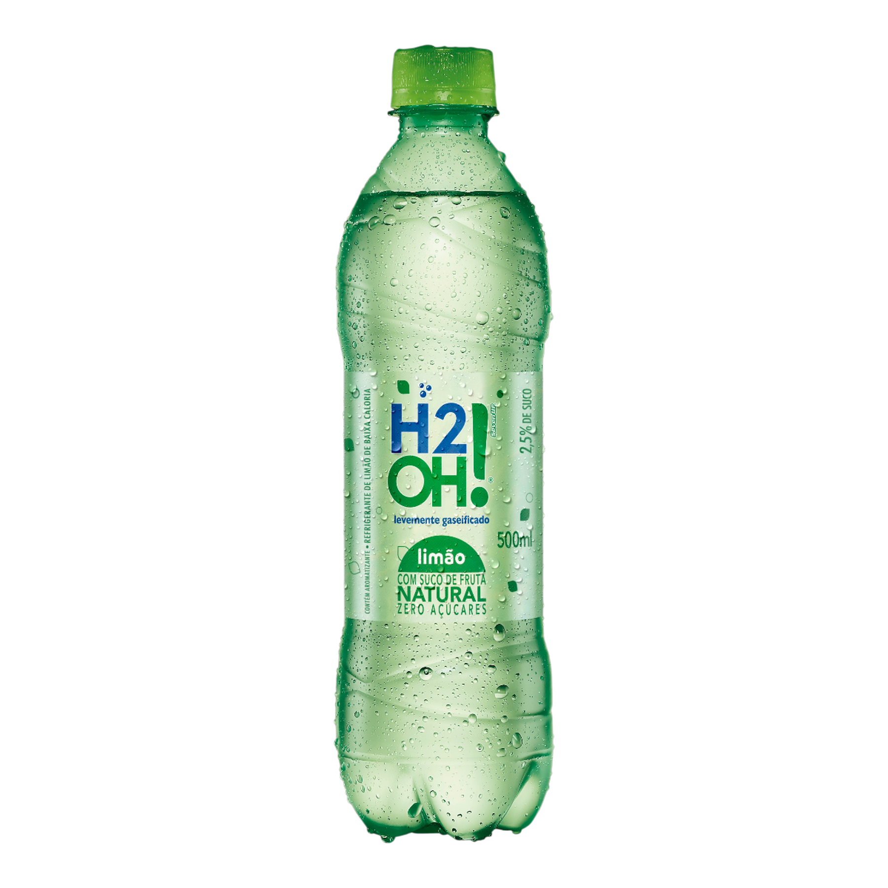 Refrigerante Lim&atilde;o Zero A&ccedil;&uacute;car H2OH! Garrafa 500ml