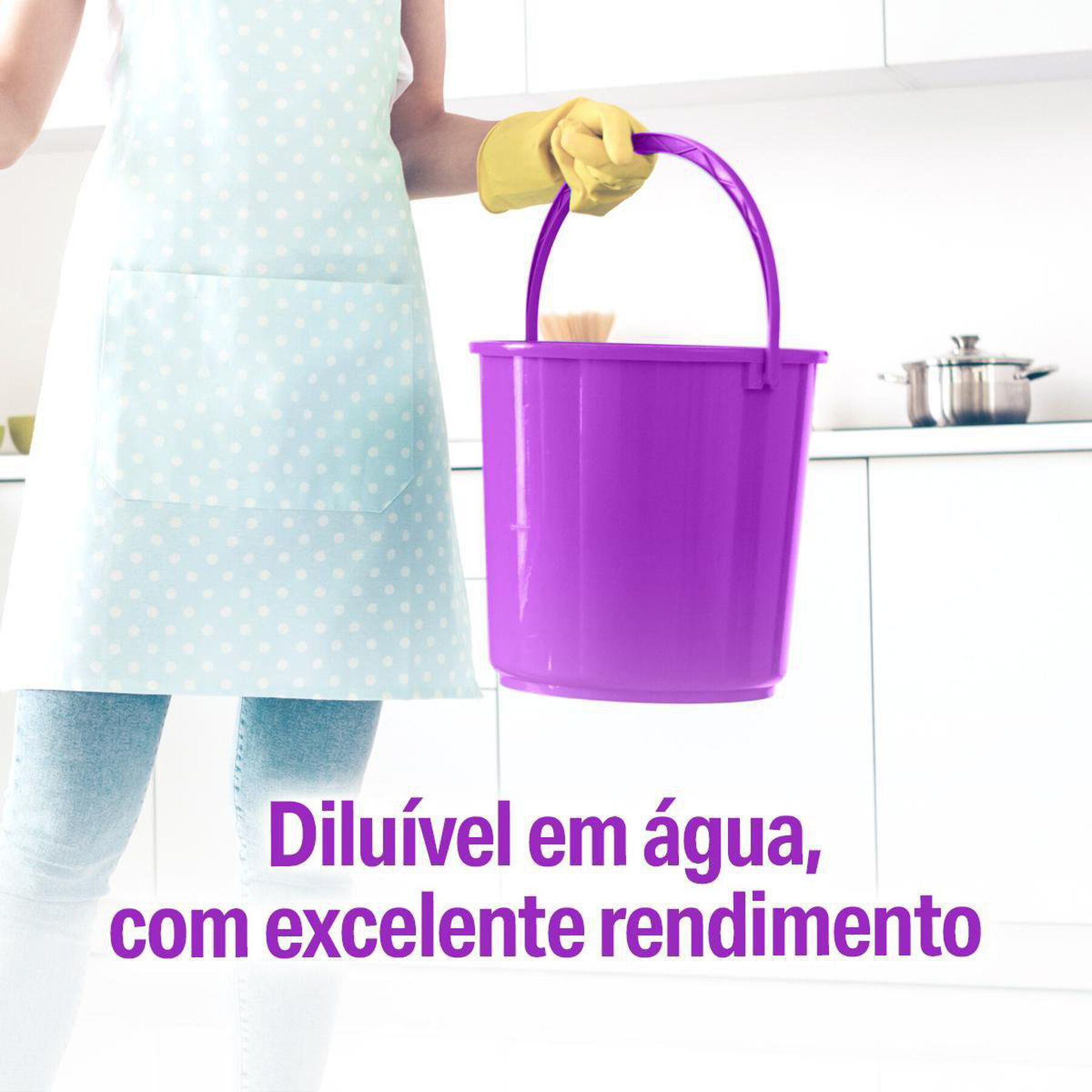 Limpador Perfumado Flores de Lavanda Festa das Flores Ajax Frasco 500ml