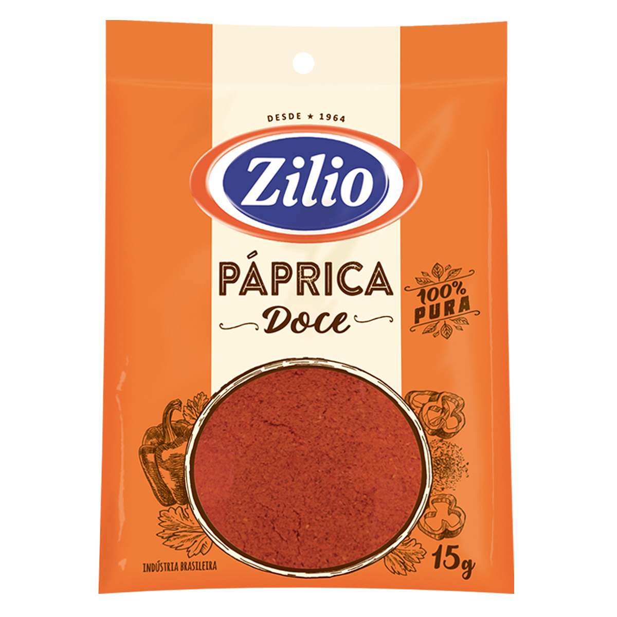 Paprica Doce Zilio 15g
