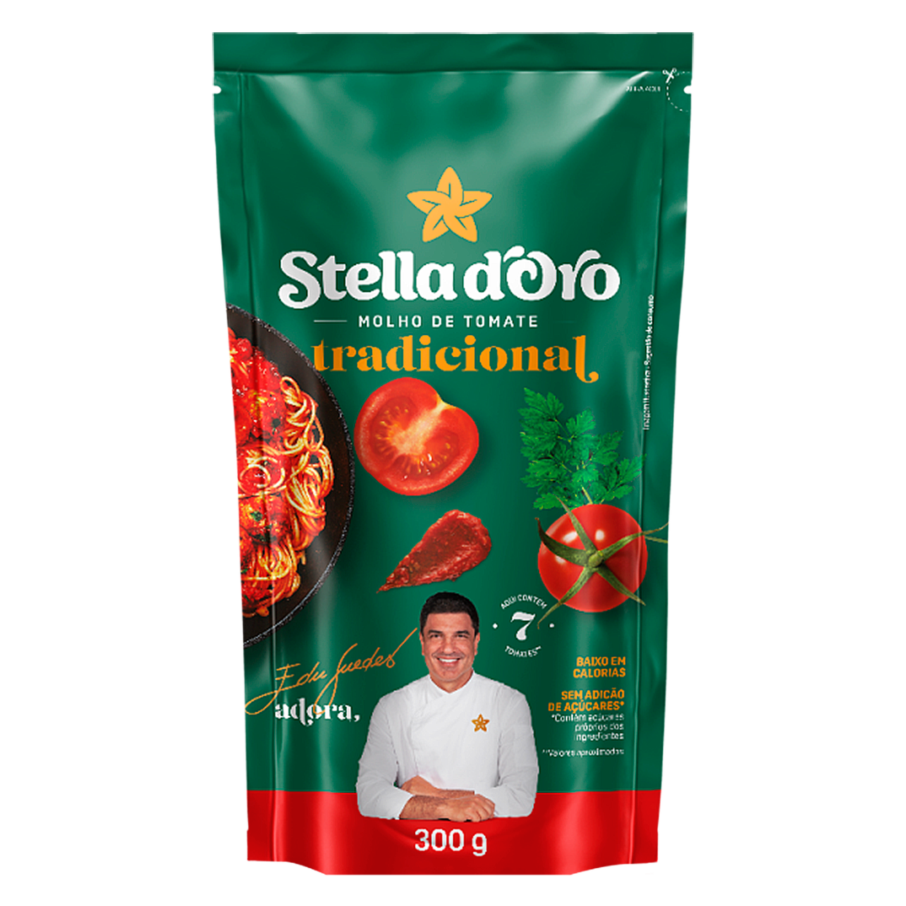 Molho de Tomate Tradicional Stella d'Oro Sachê 300g